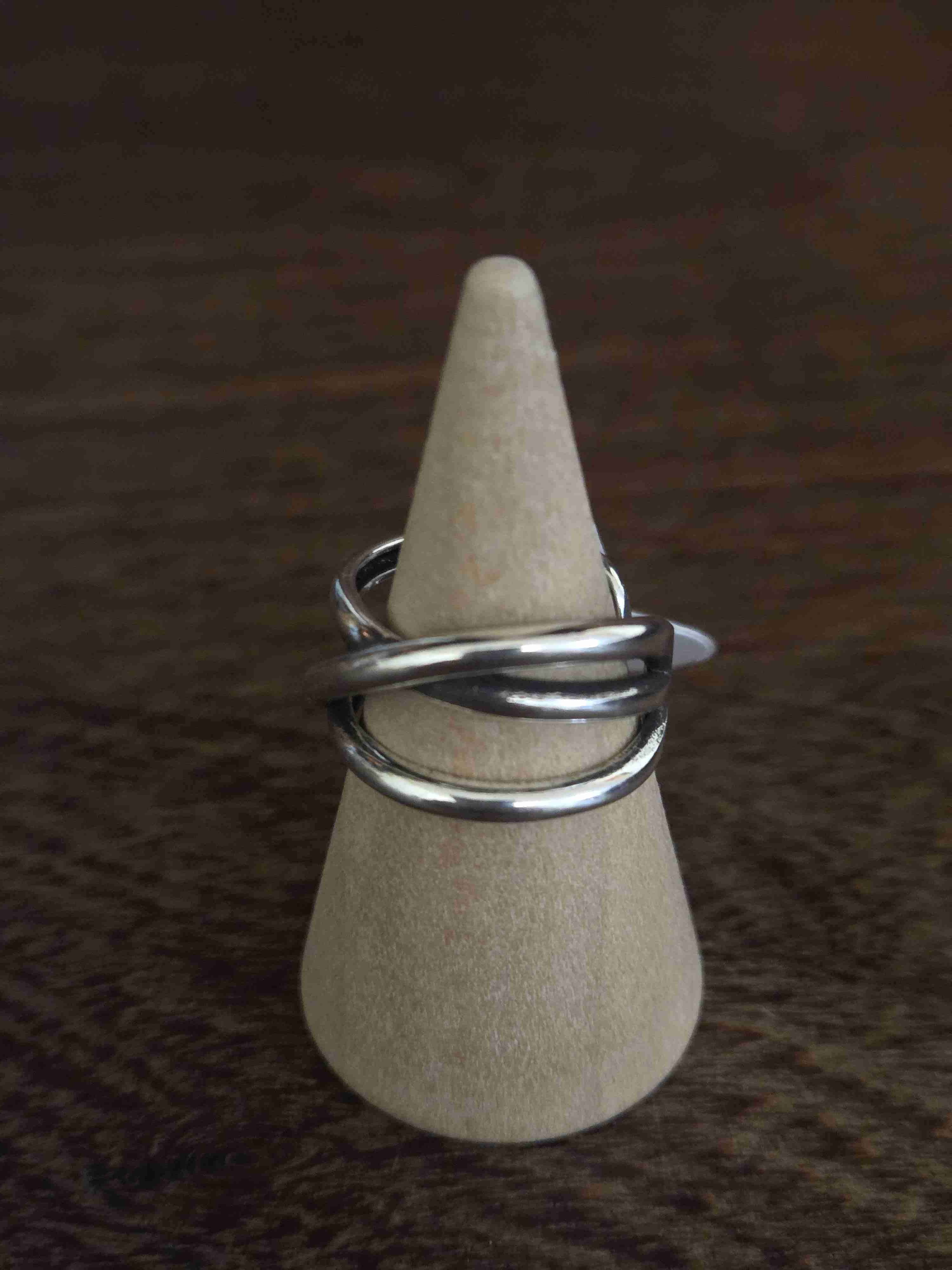 Anillo plata con incrustaciones - miniatura 4