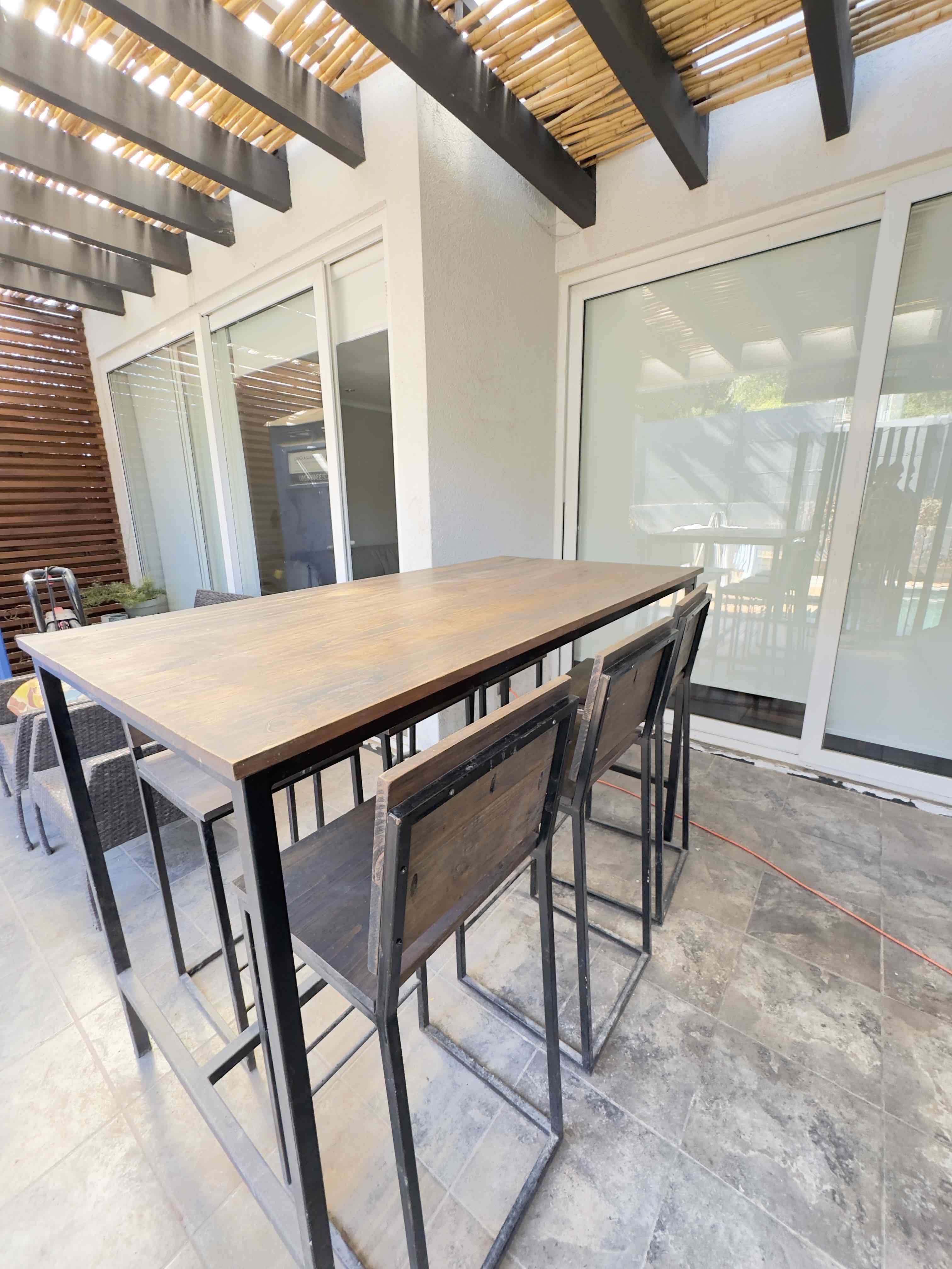 Juego de bar para terraza