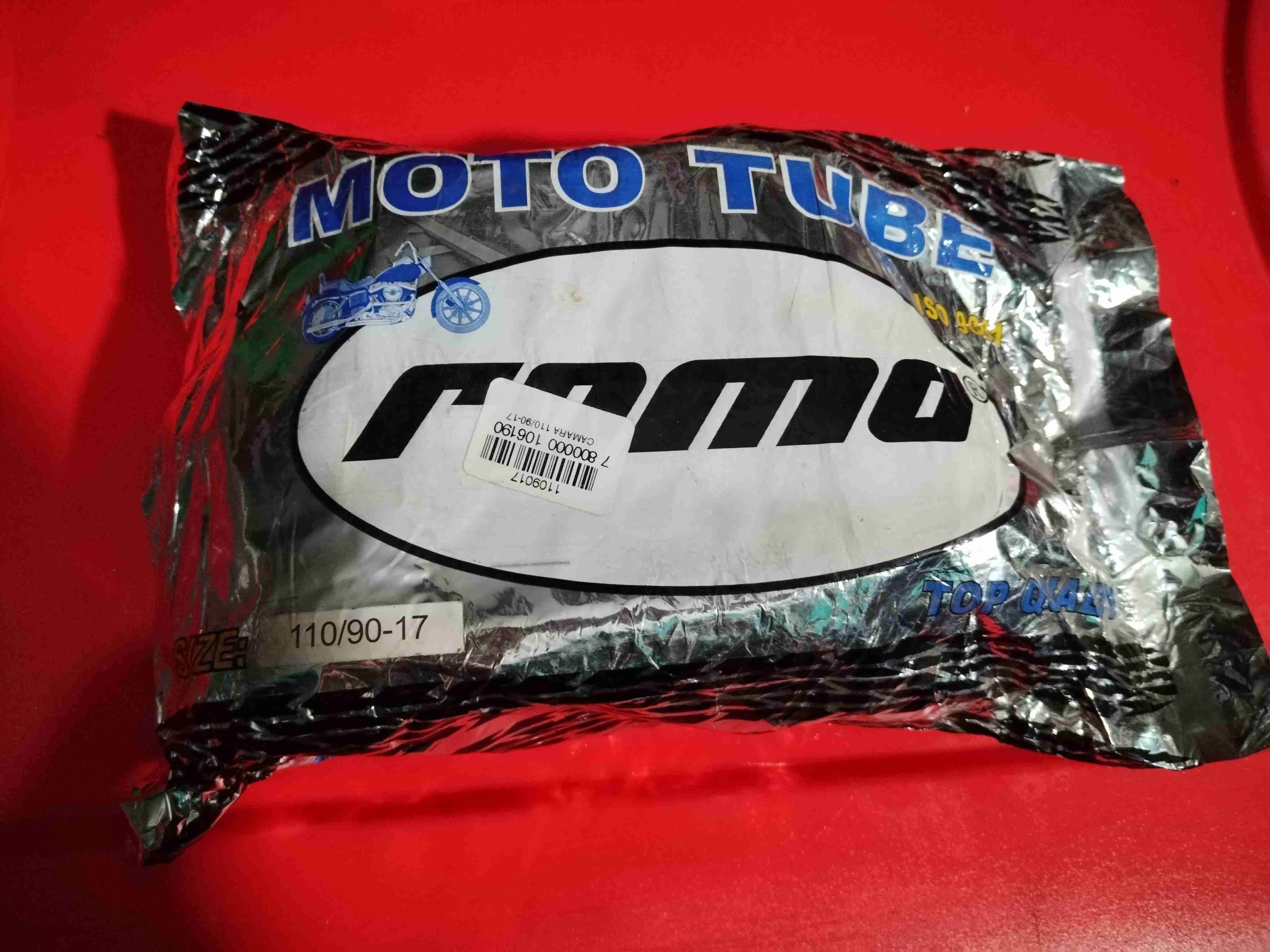Cámara de aire para moto RMO 110/90-17