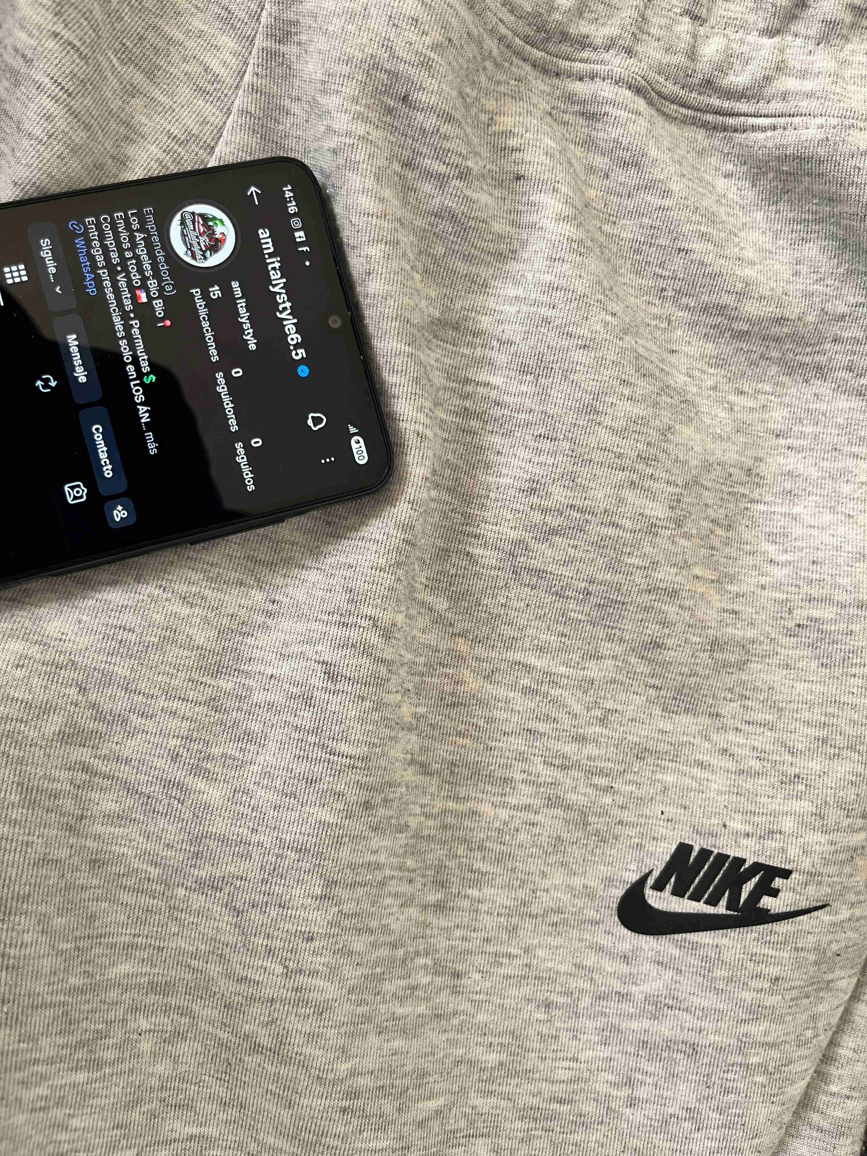 Pantalones deportivos Nike Tech Gris - miniatura 5