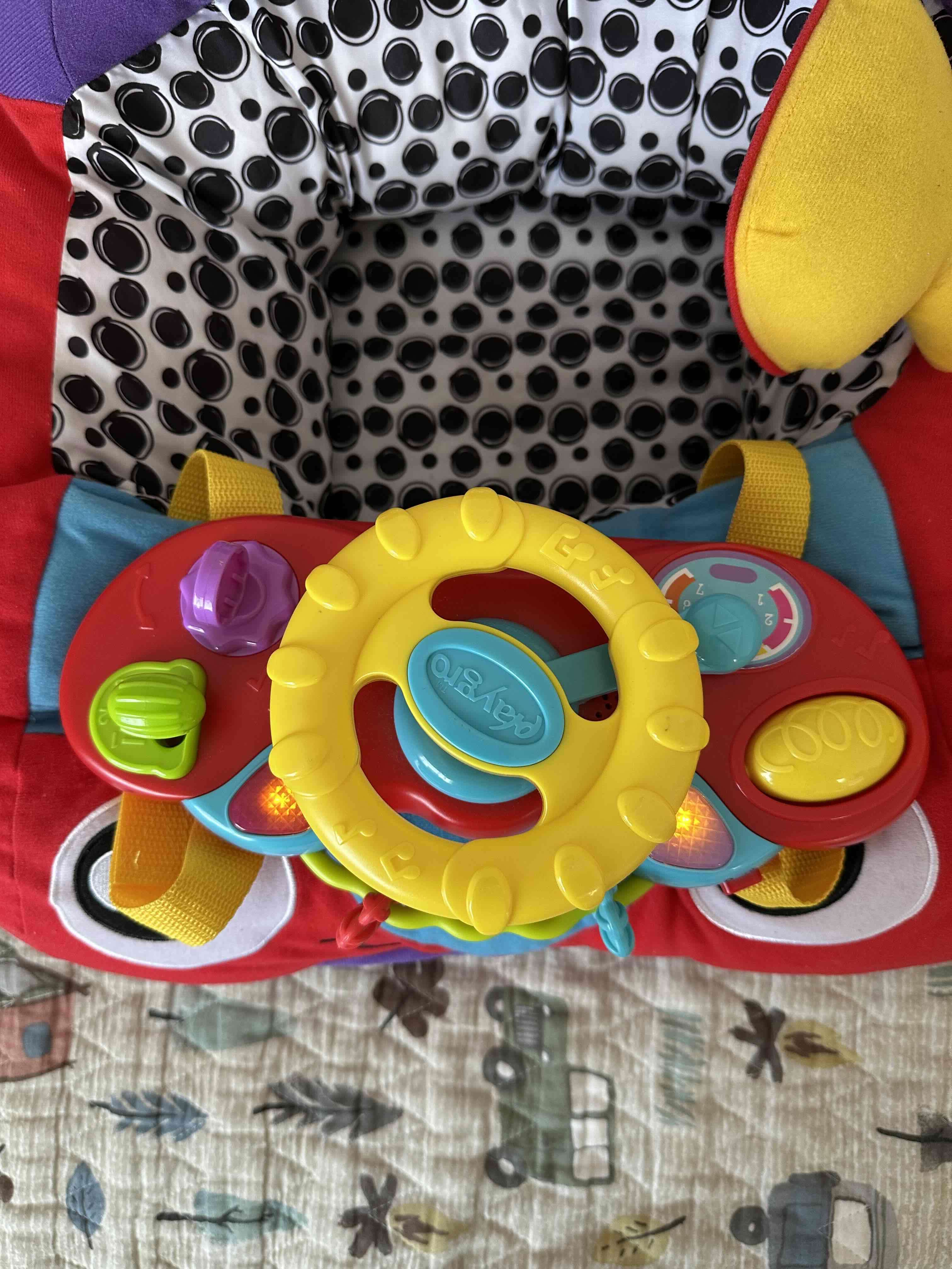 Auto tipo silla de peluche para bebés - miniatura 2