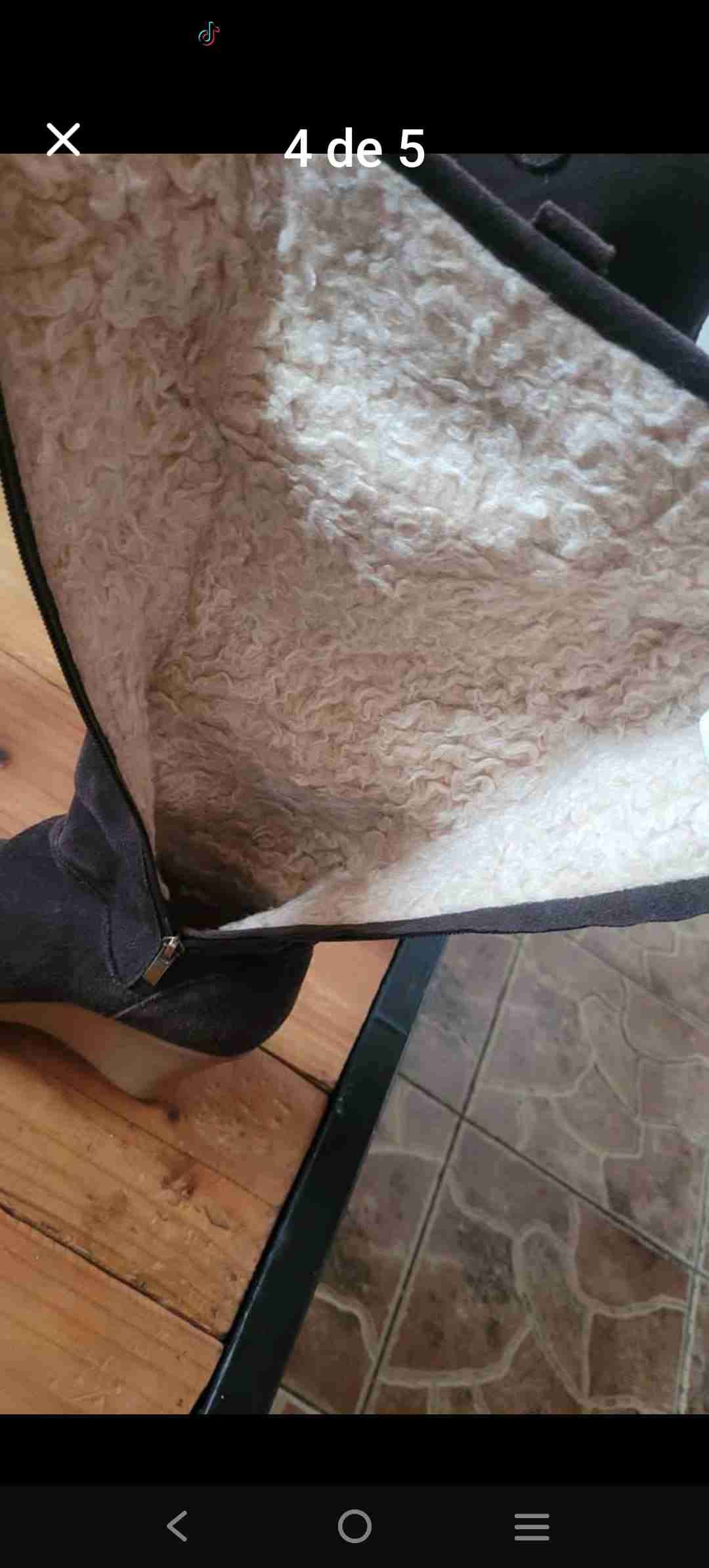 Botas de gamuza marón oscuro - miniatura 2