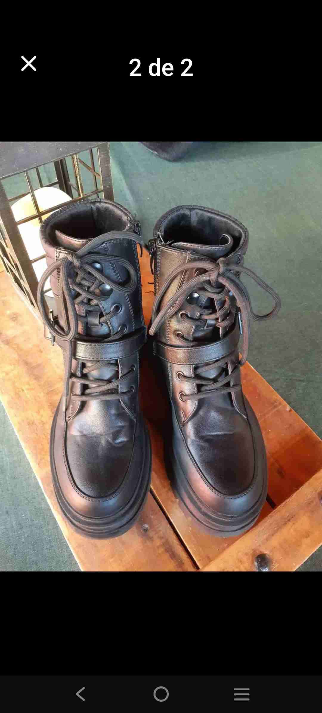 Botas militares negras - miniatura 2