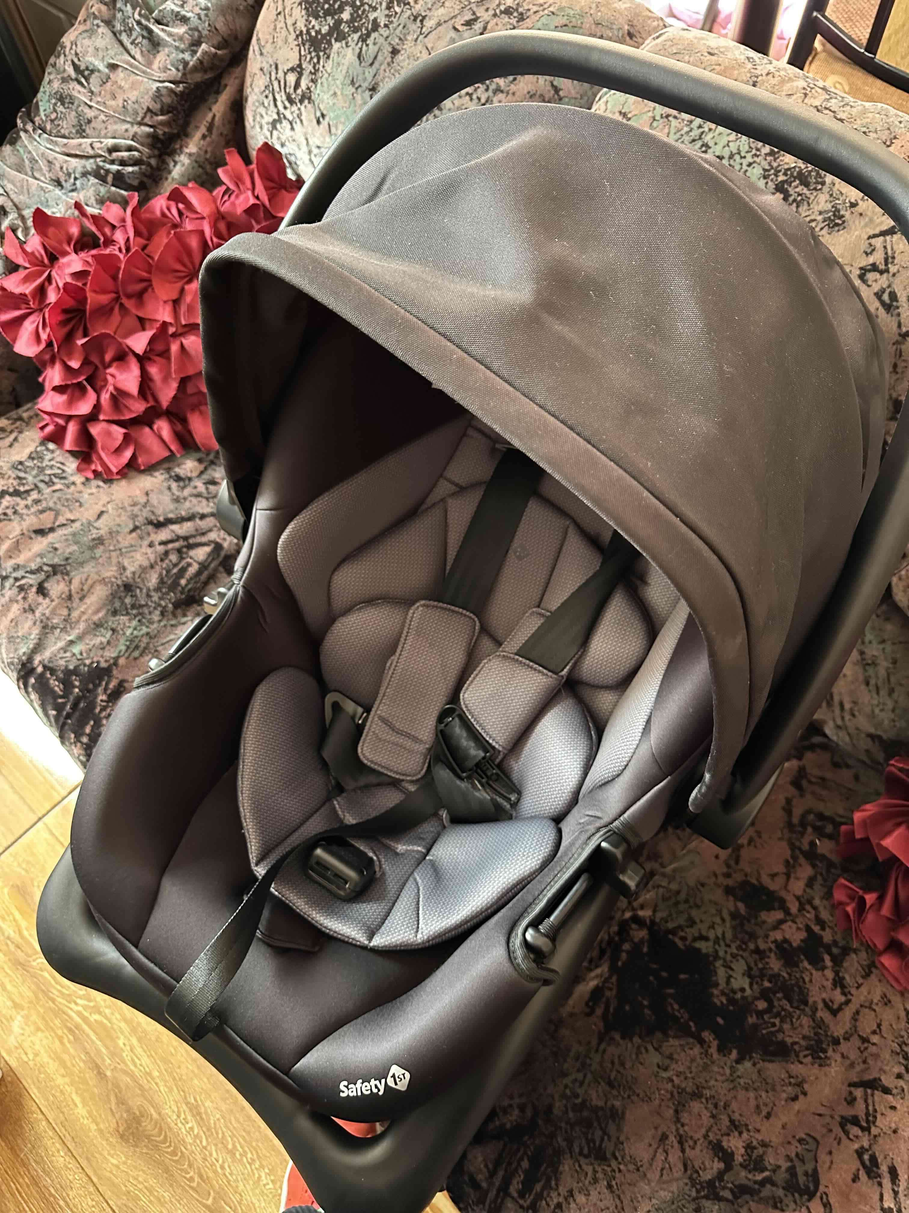 Coche de bebé con silla gris - miniatura 5