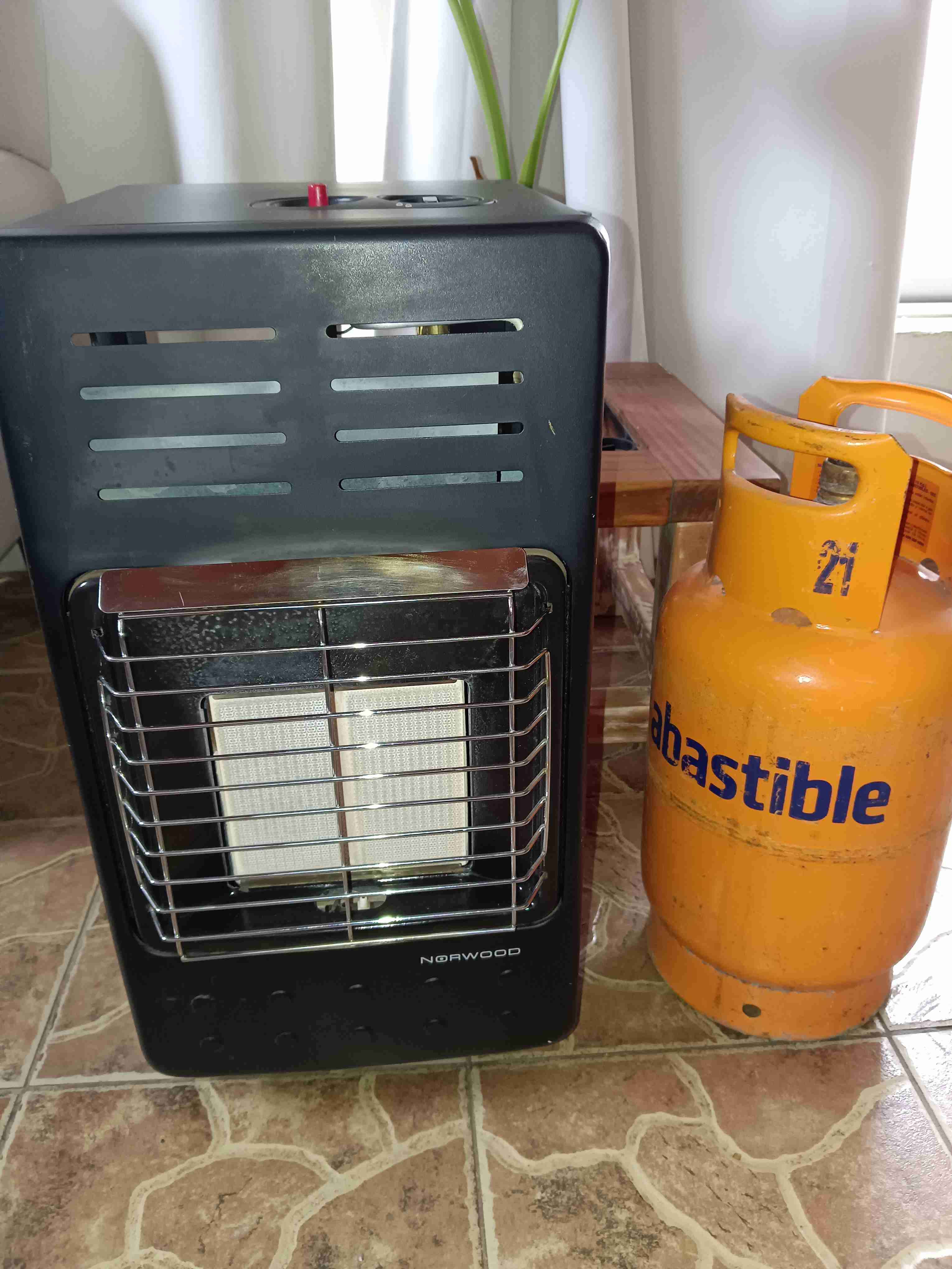 Estufa a gas con balón