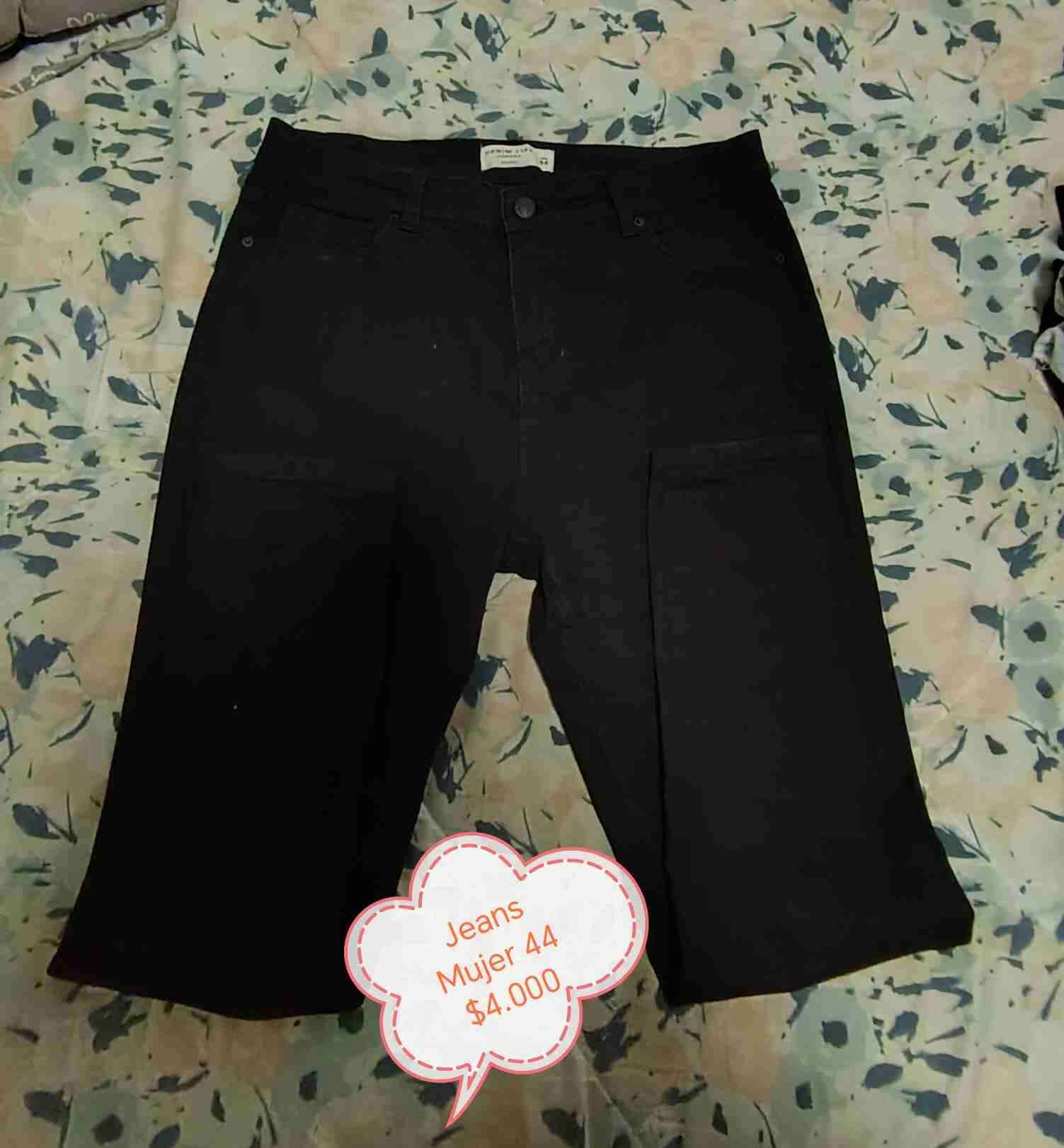 Jeans mujer negro talla 44