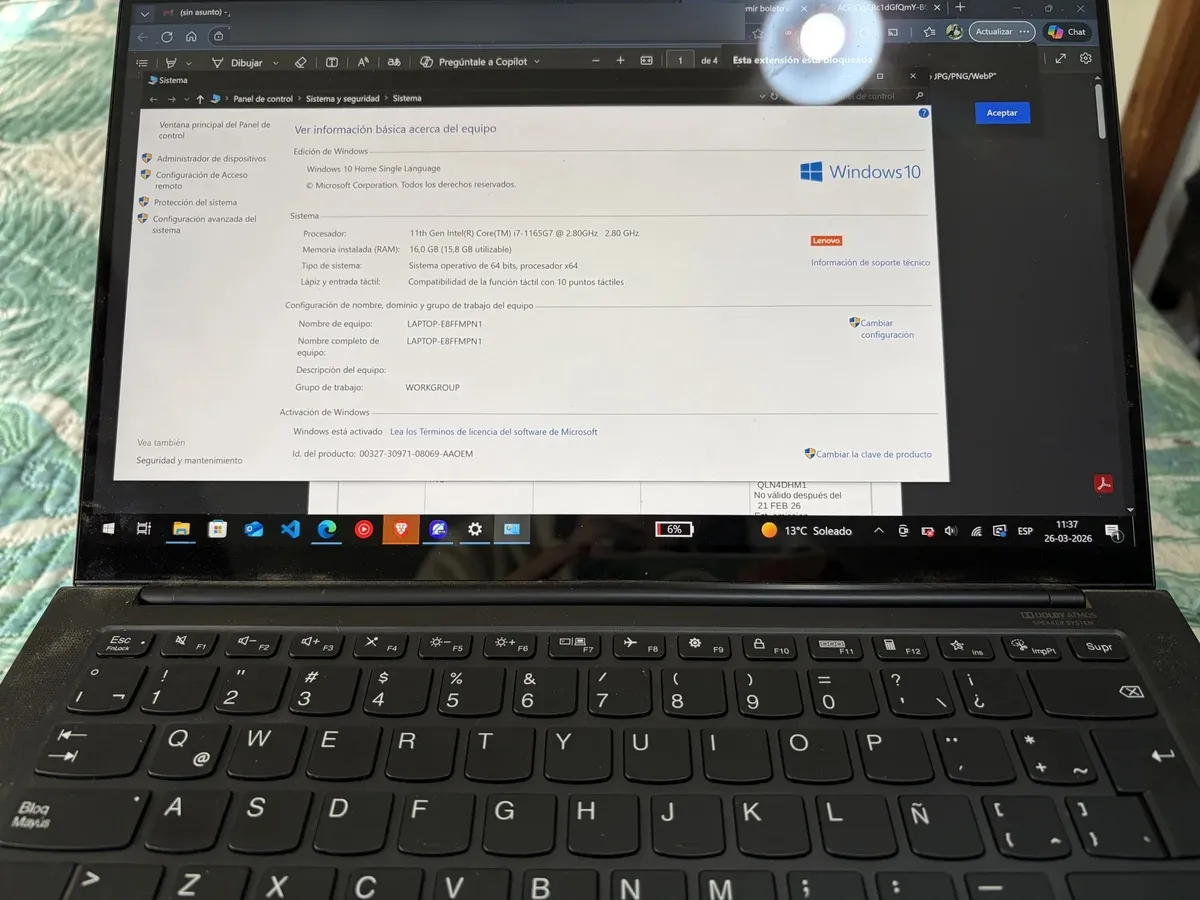Lenovo Yoga Slim 9i Intel Core I7 16Gb Ram 1TB SSD - miniatura 3