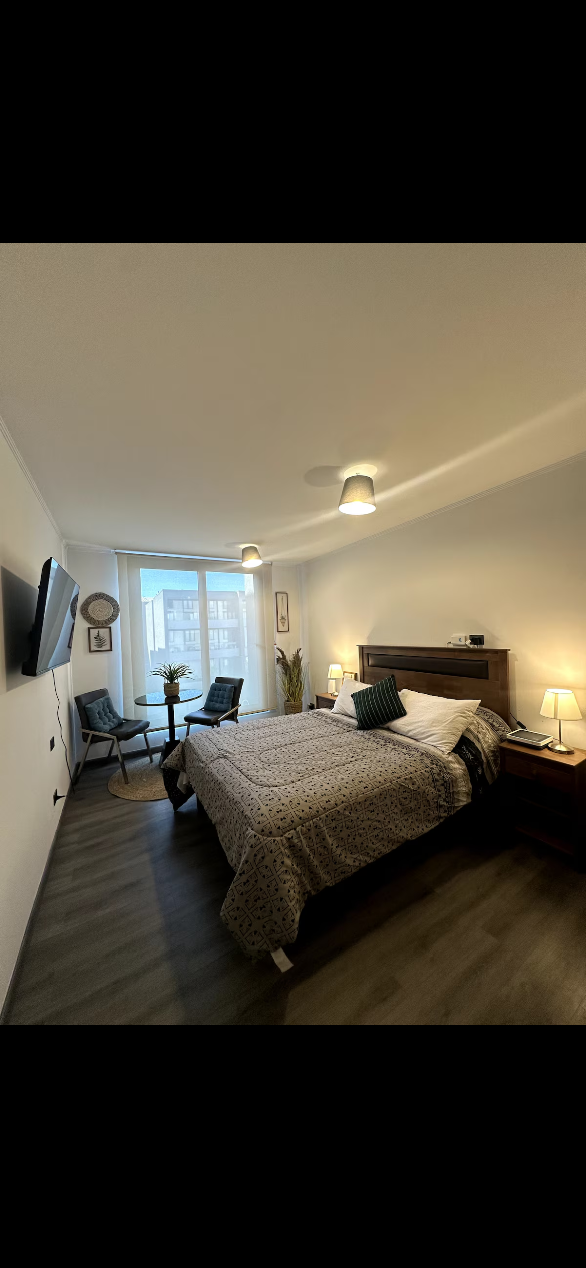 Cama Europea Rosen 2 Plazas+Respaldo+veladores - miniatura 2