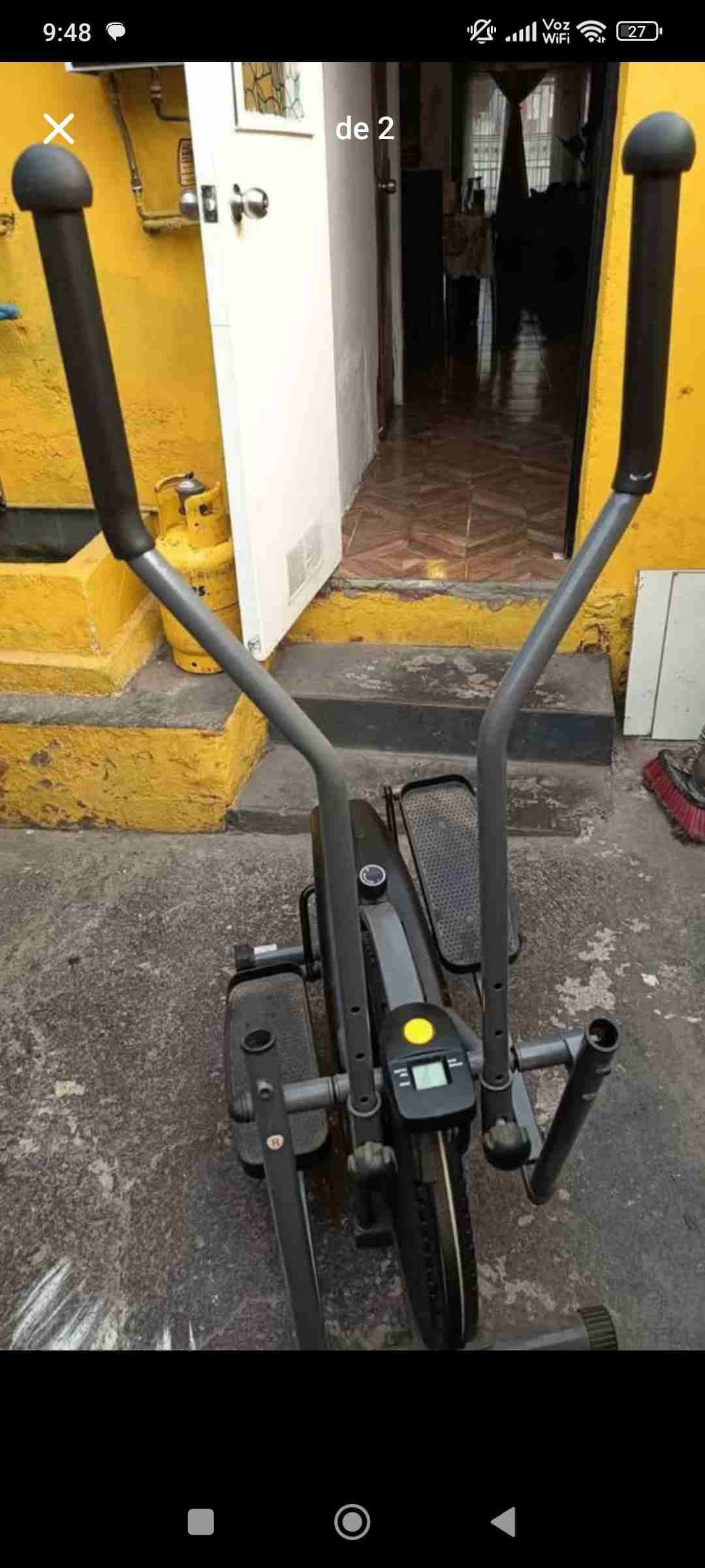 Bicicleta estática para ejercicio