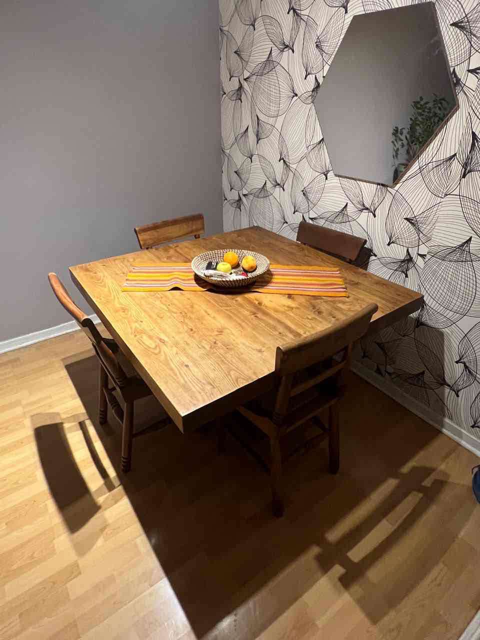 Mesa de comedor madera - miniatura 2