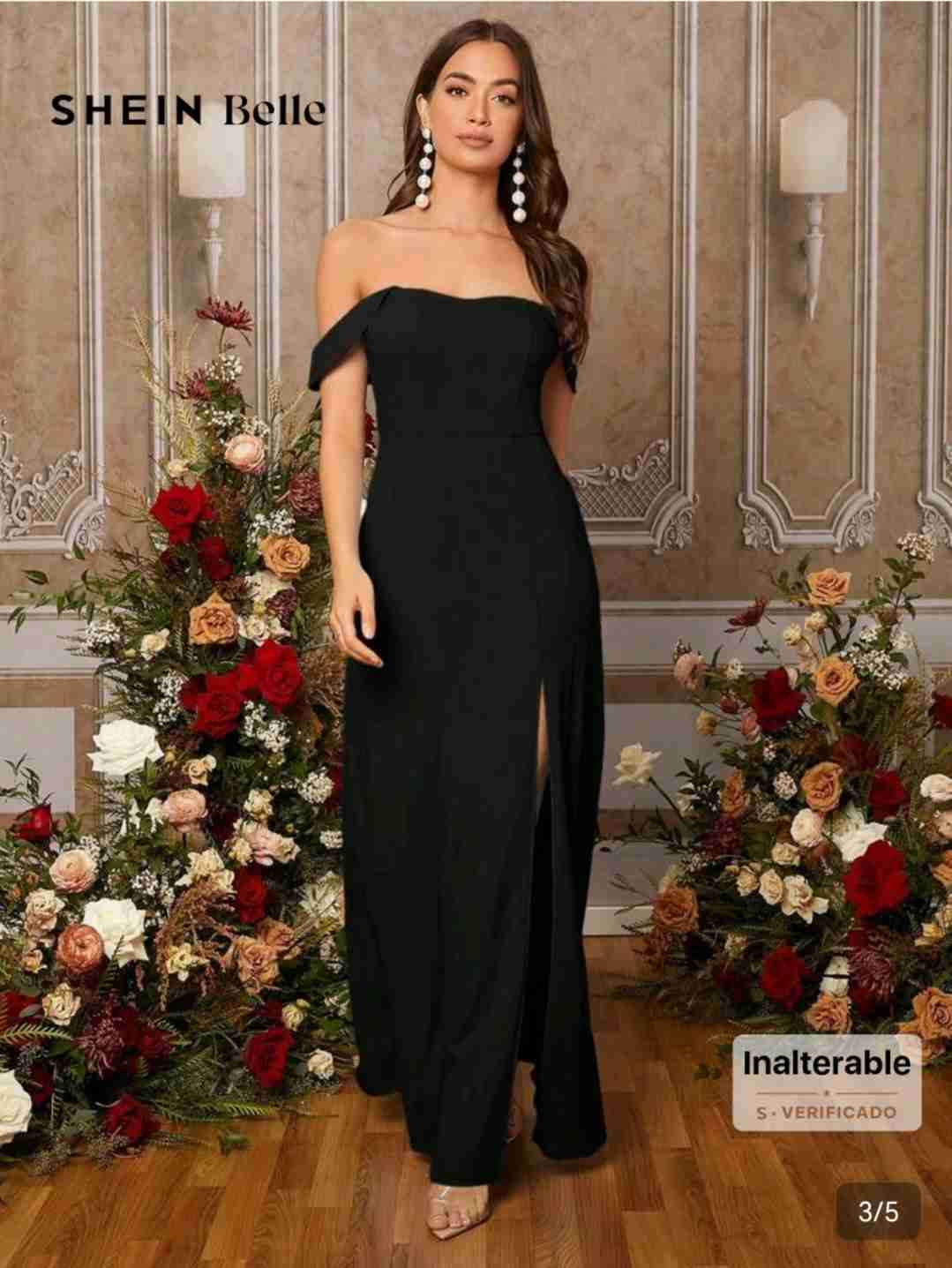 Vestido negro elegante - miniatura 2