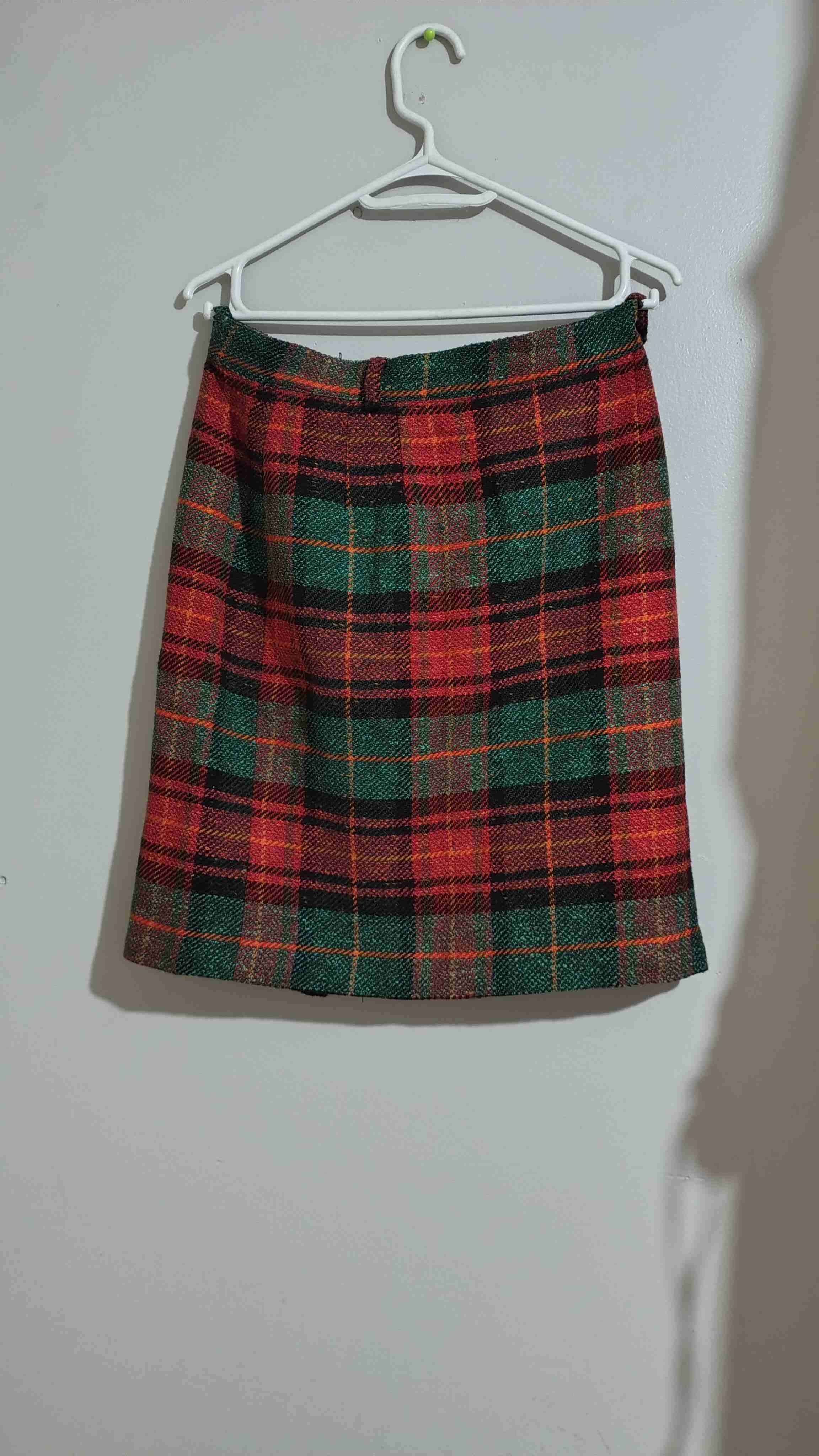 Falda escocesa de lana 82% talla M