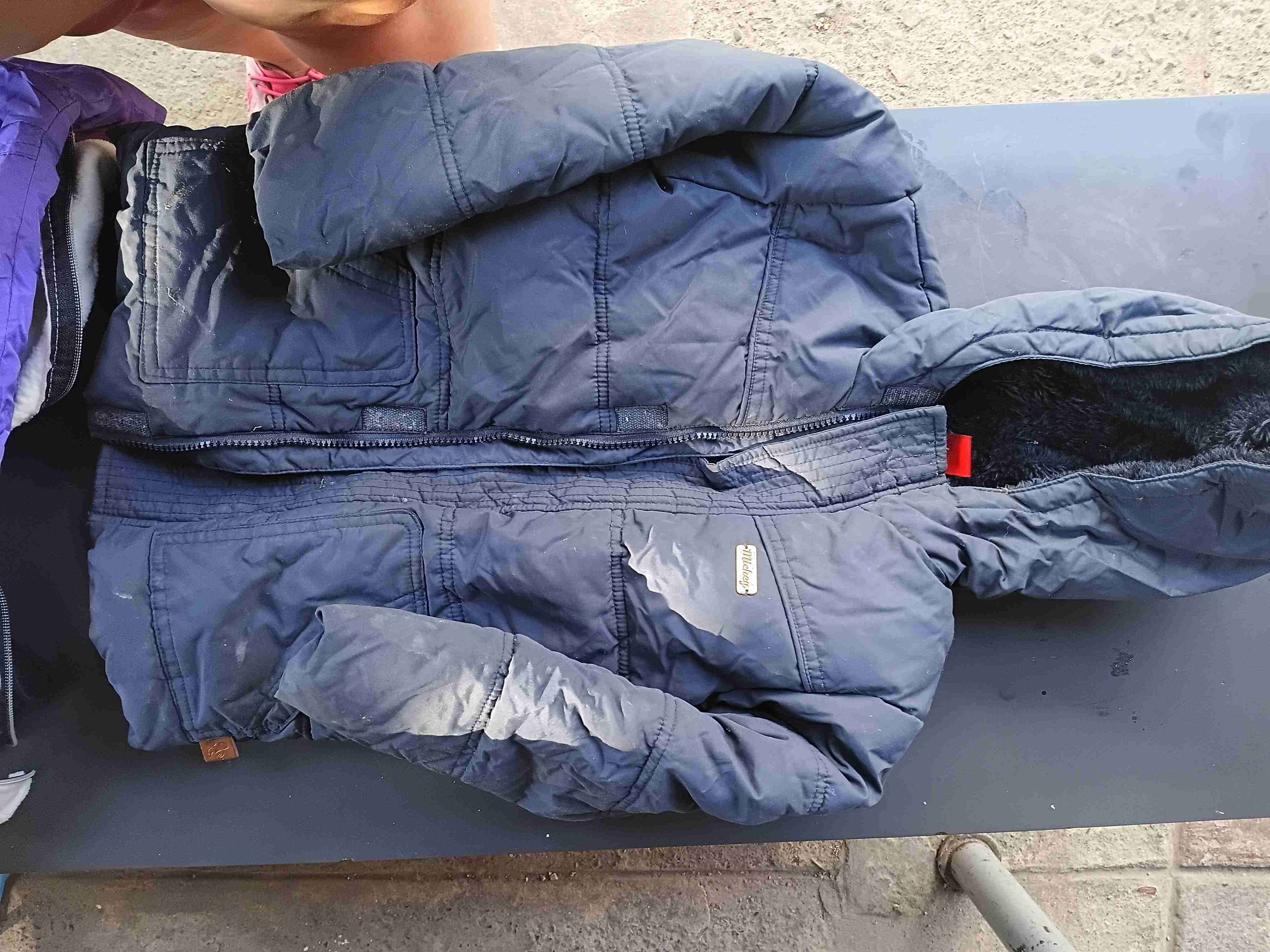 Chaqueta azul con forro interior talla 4 - miniatura 3