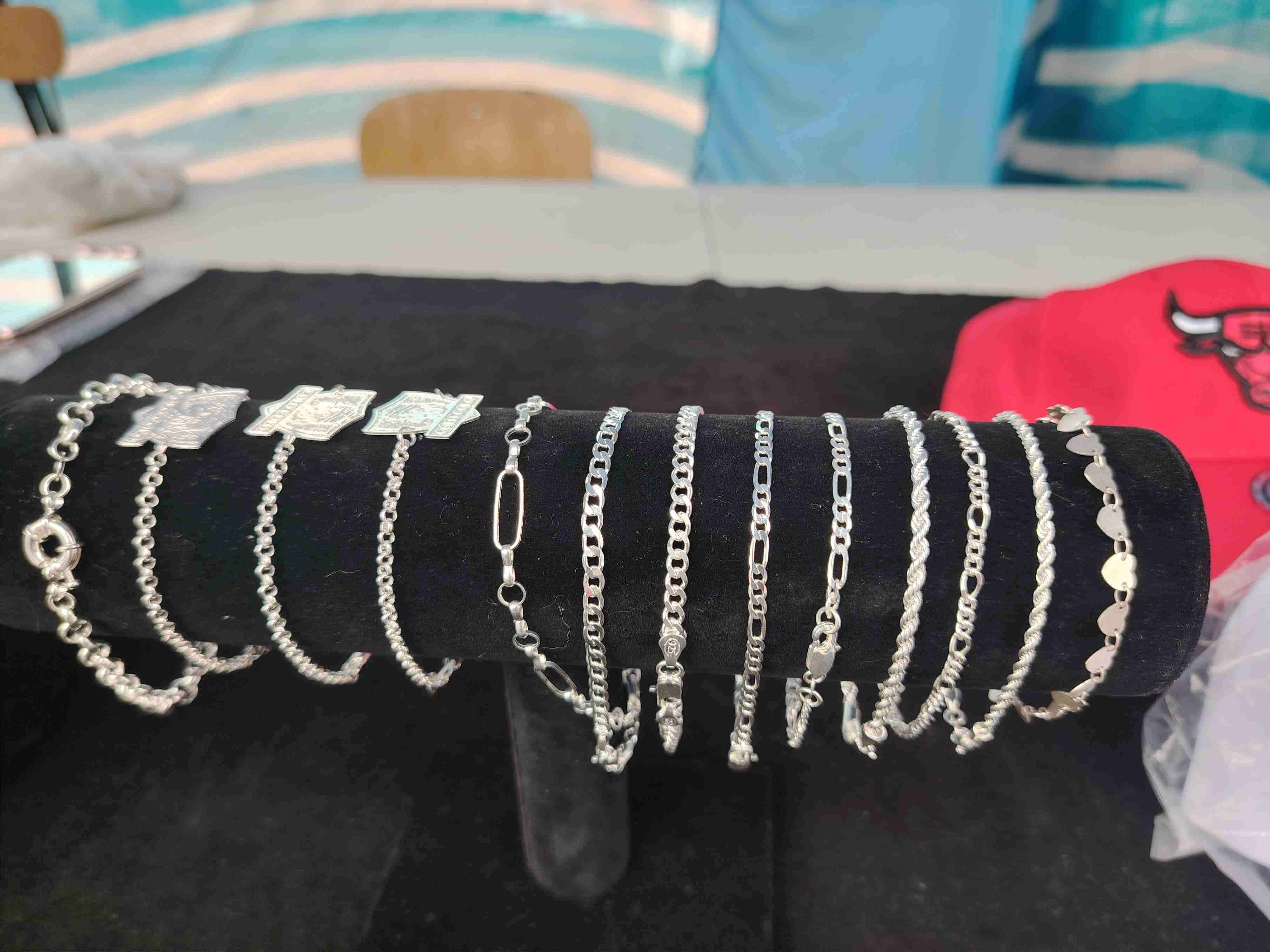 Pulseras de plata de ley 925