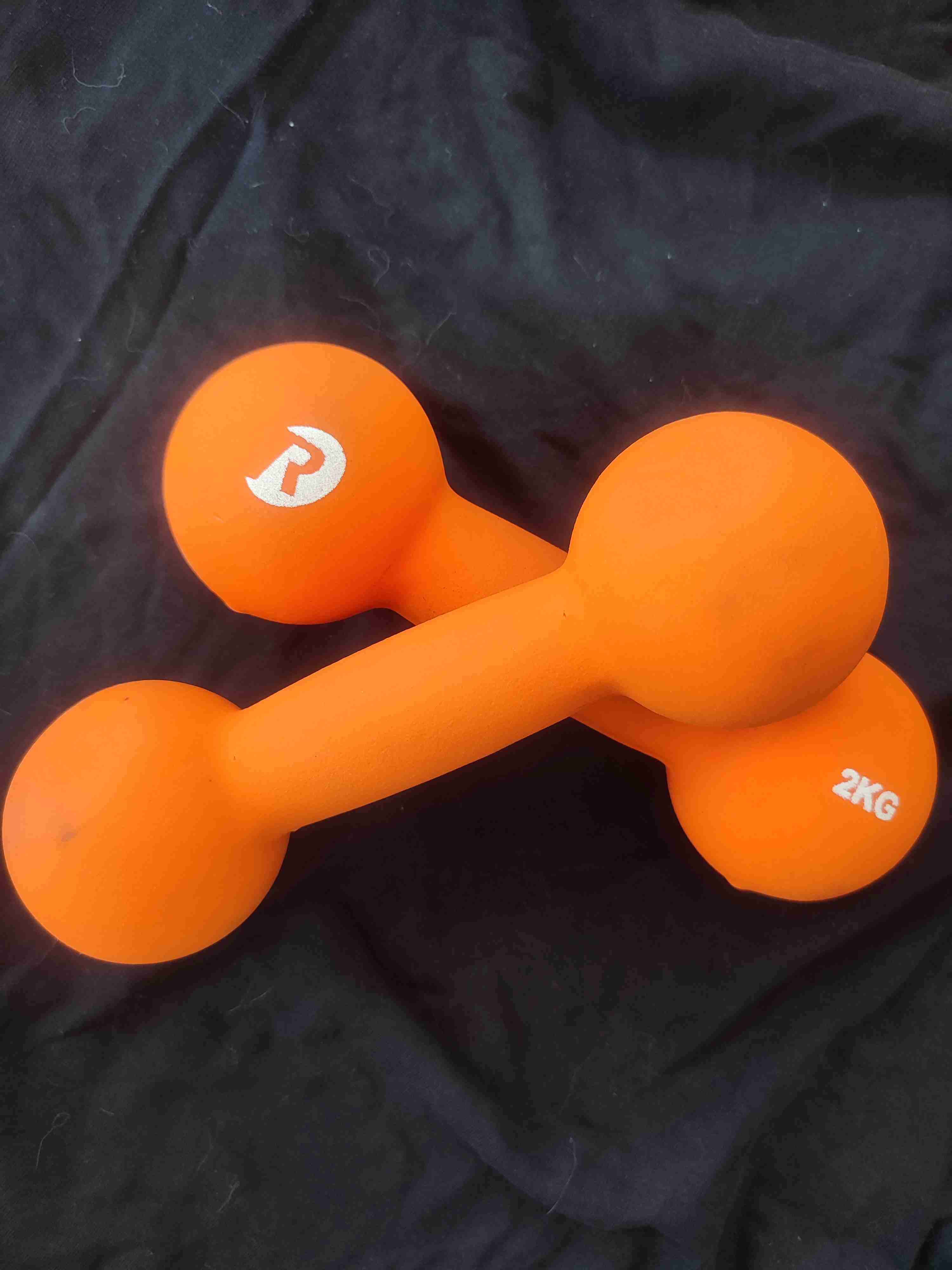 Mancuernas naranjas Radost 2kg - miniatura 2