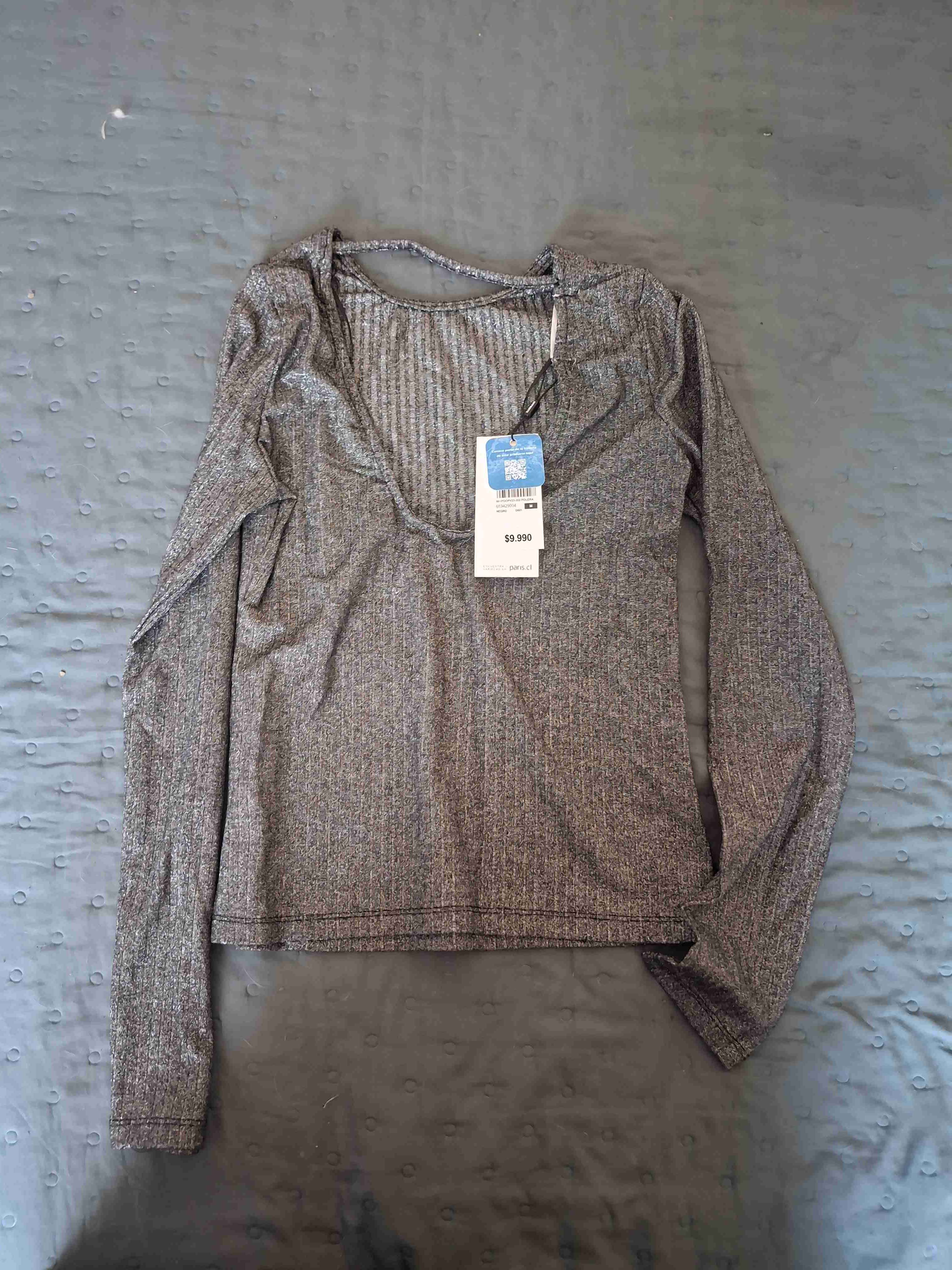 Polera brillos manga larga - miniatura 2