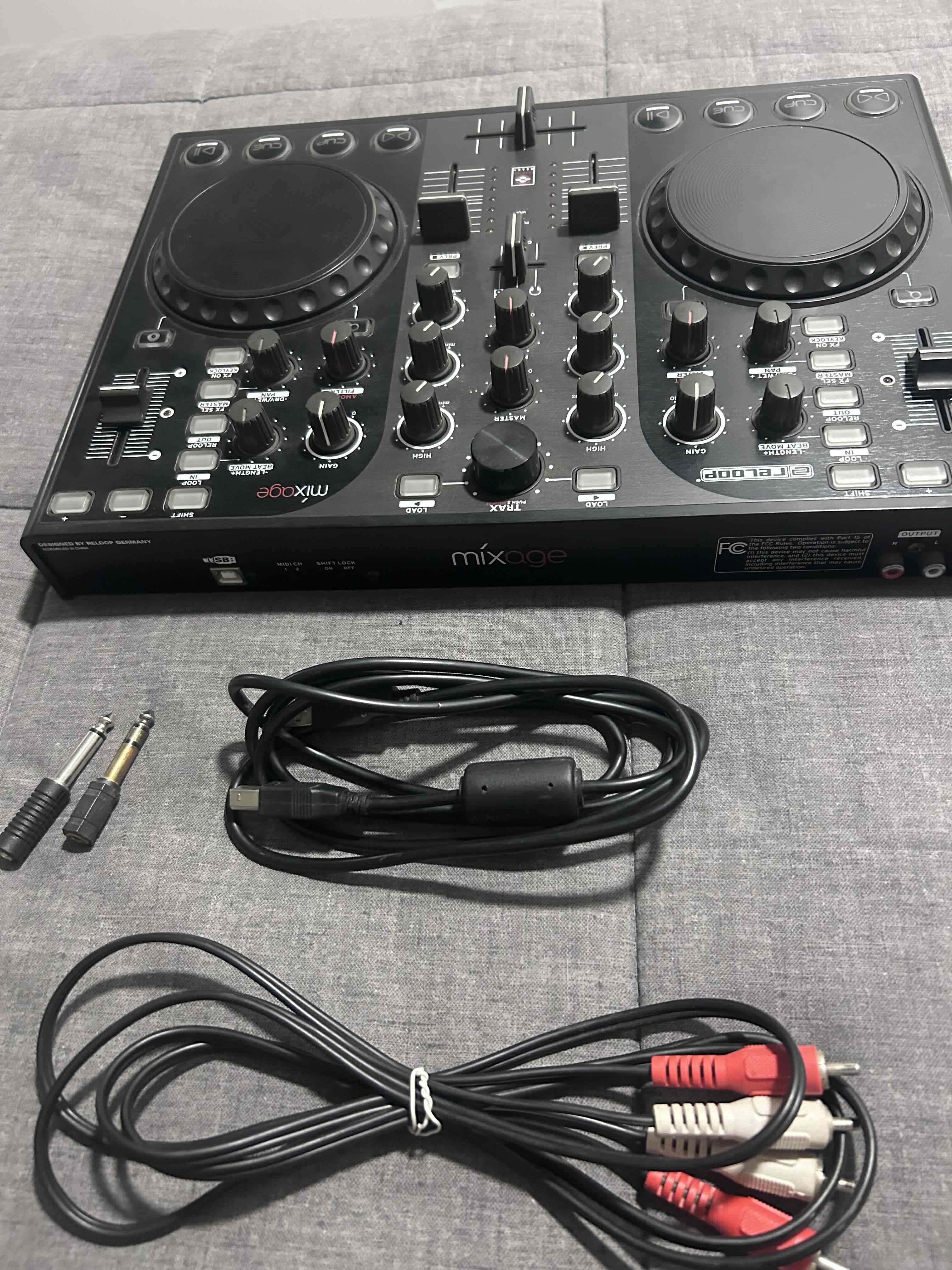 Controlador DJ Reloop Mixage negro - miniatura 5