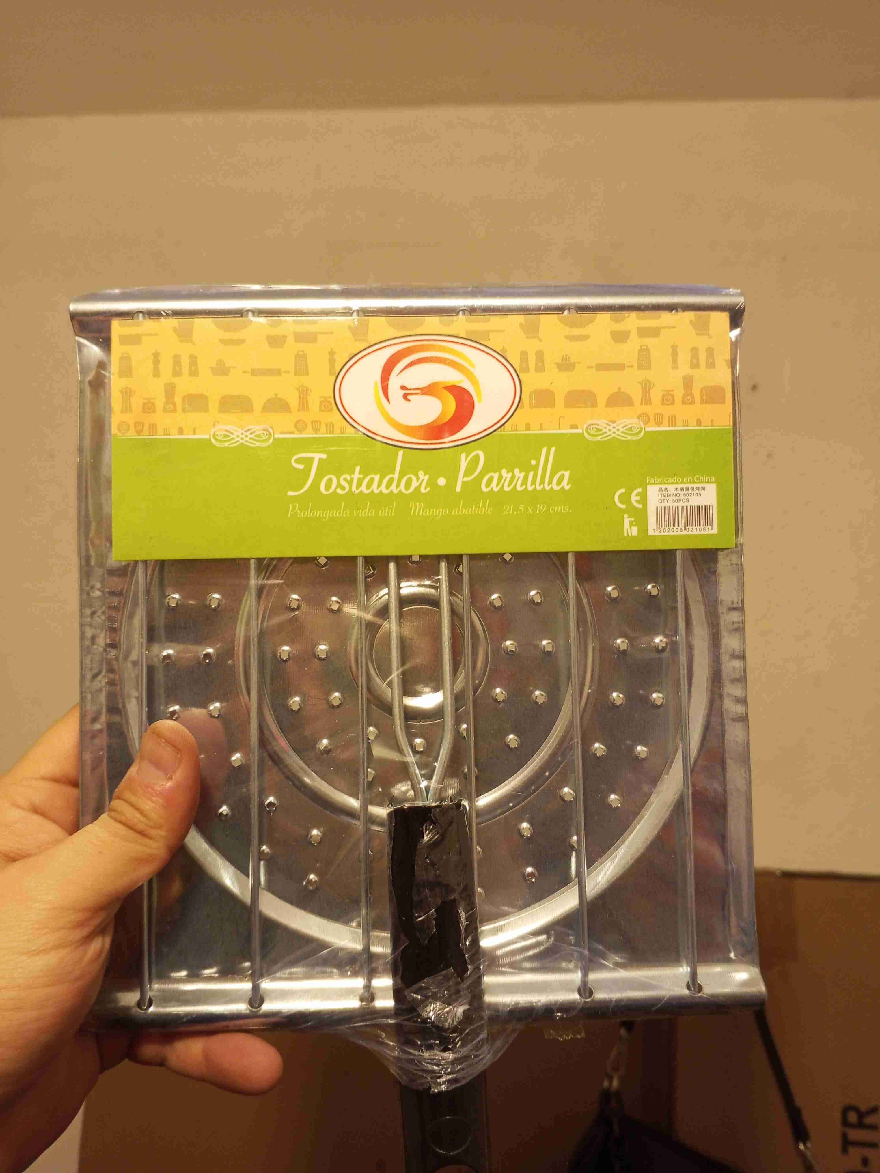 Tostador parrilla metálico