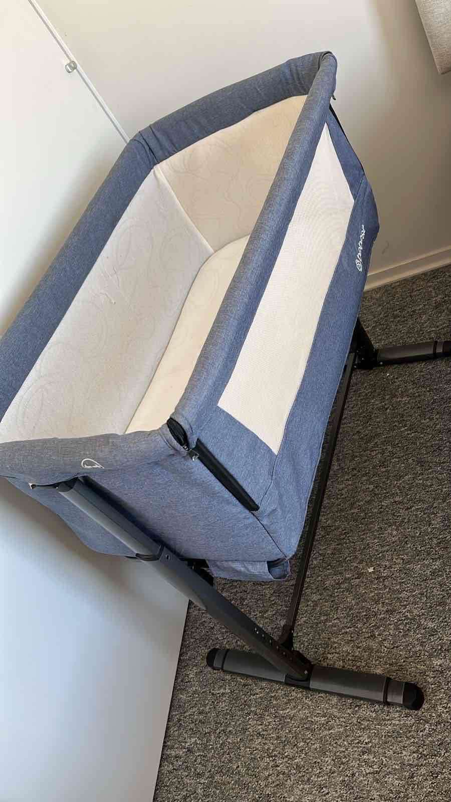 Cuna colecho azul - miniatura 2