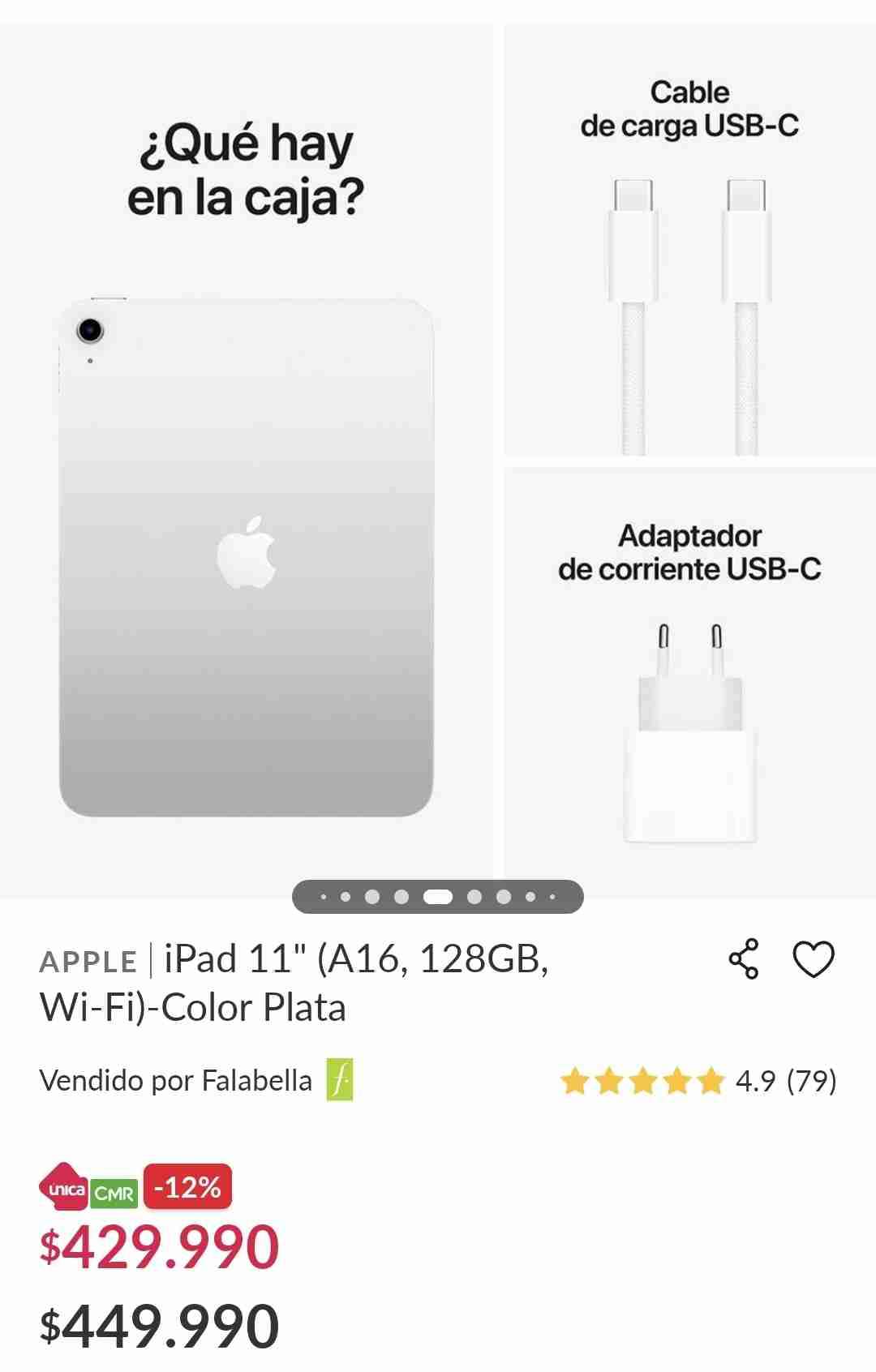 iPad 11" 128GB Wi-Fi Plata