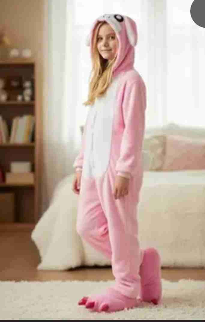 Pijama enterizo infantil rosa