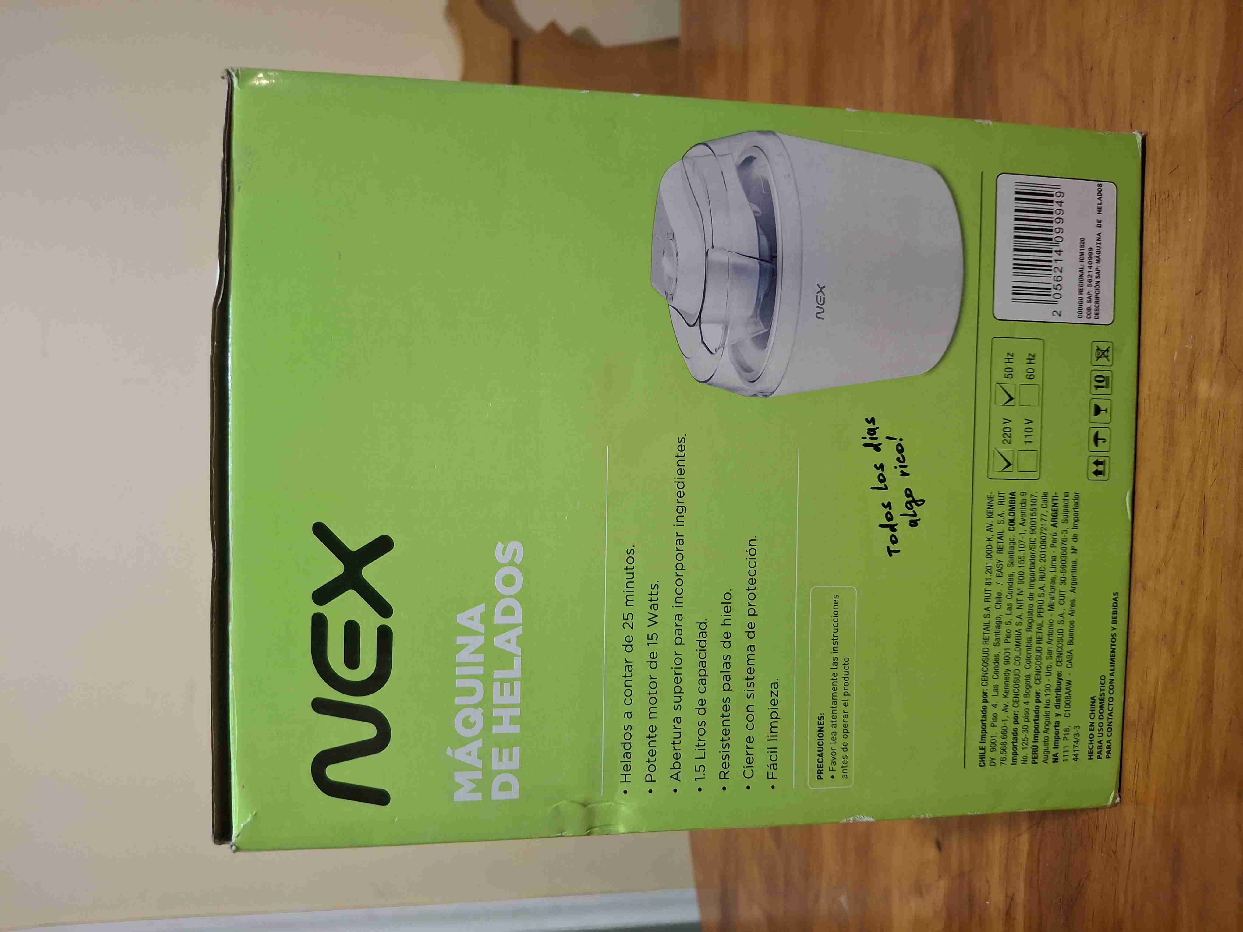 Máquina de helados Nex 1.5L - miniatura 4