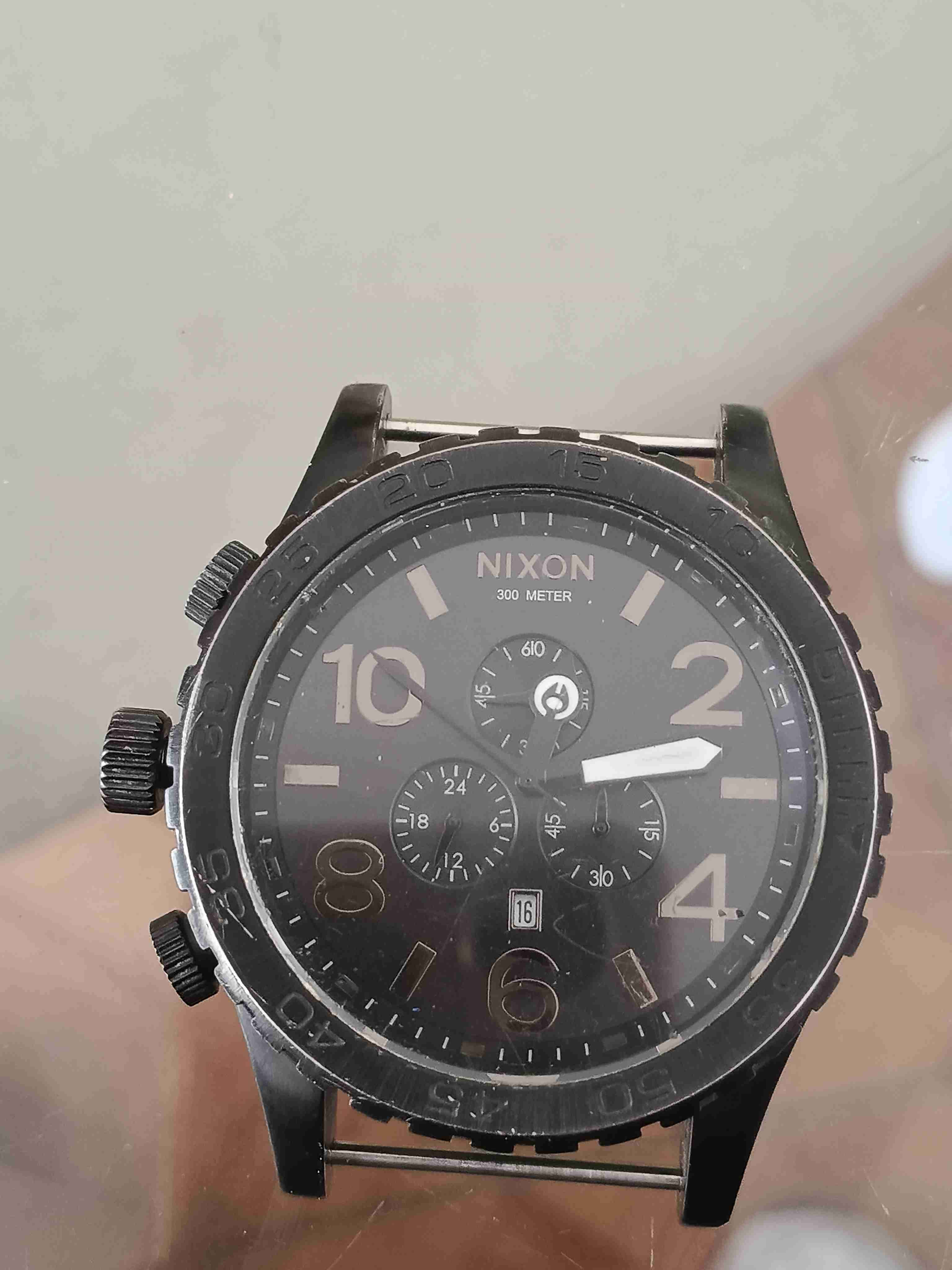 Reloj Nixon somplify 51-30 Chrono negro de hombre - miniatura 2