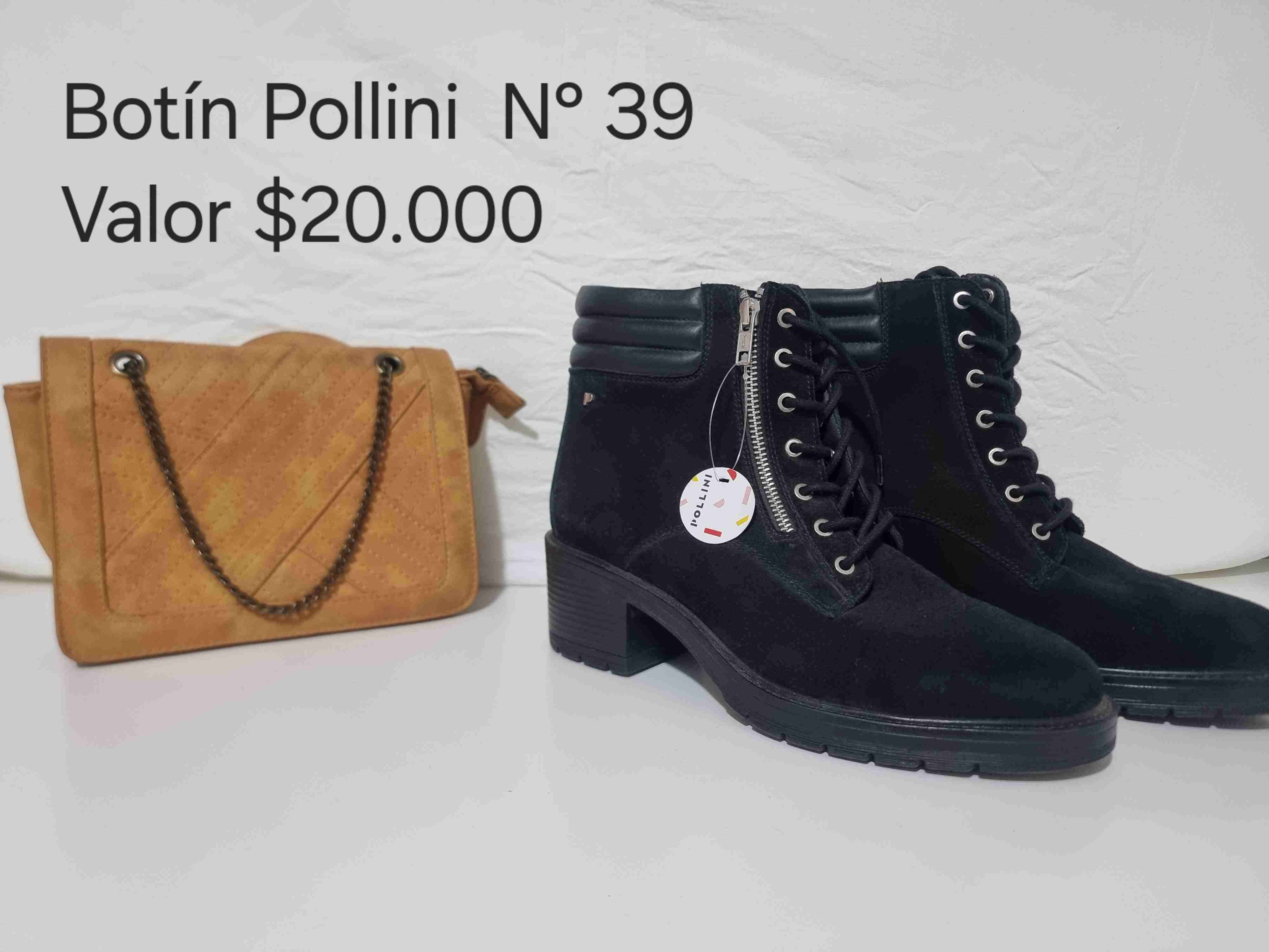 Botines Pollini negros N°37 - miniatura 3