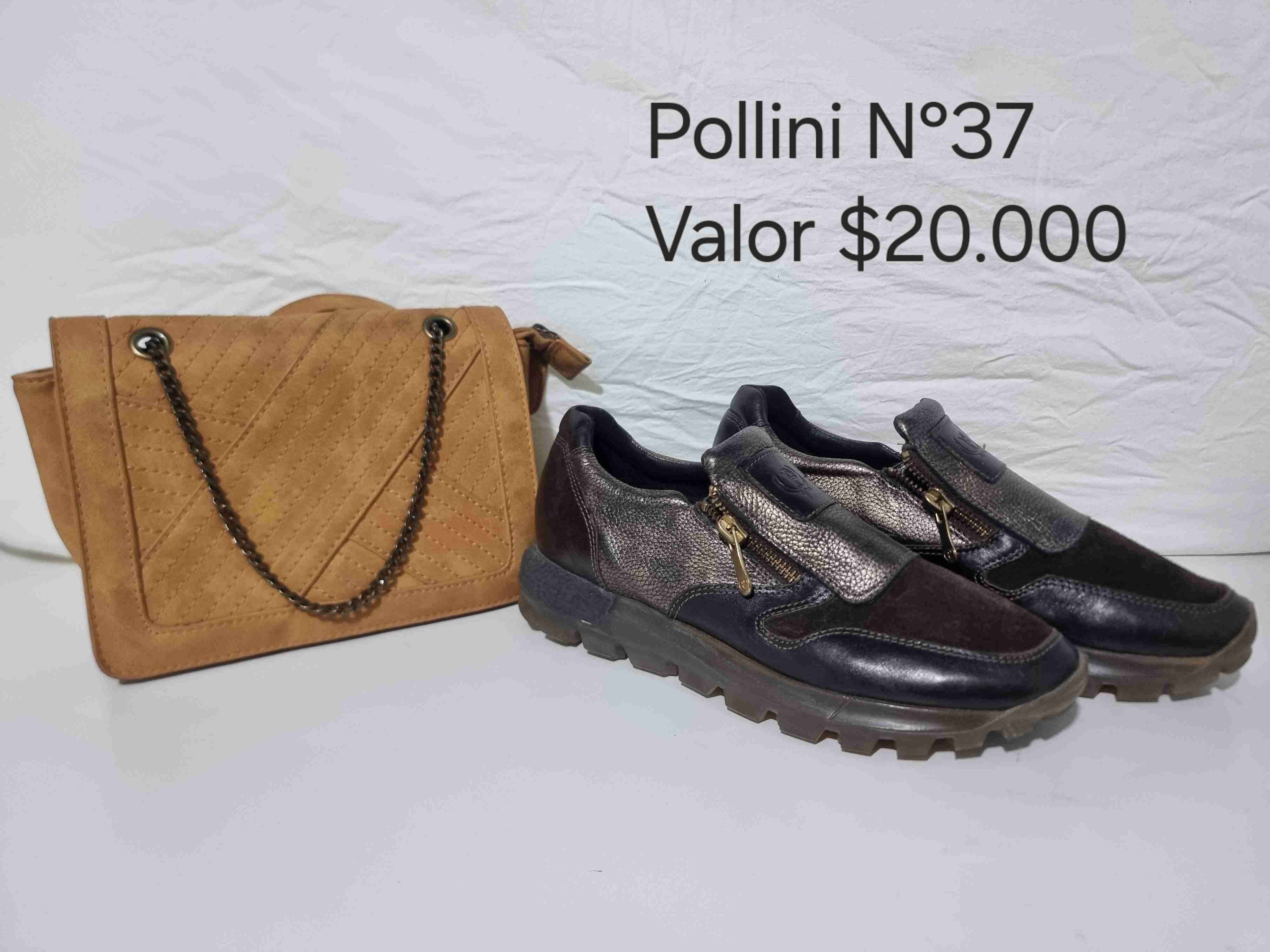 Botín Pollini negro con tachas - miniatura 5