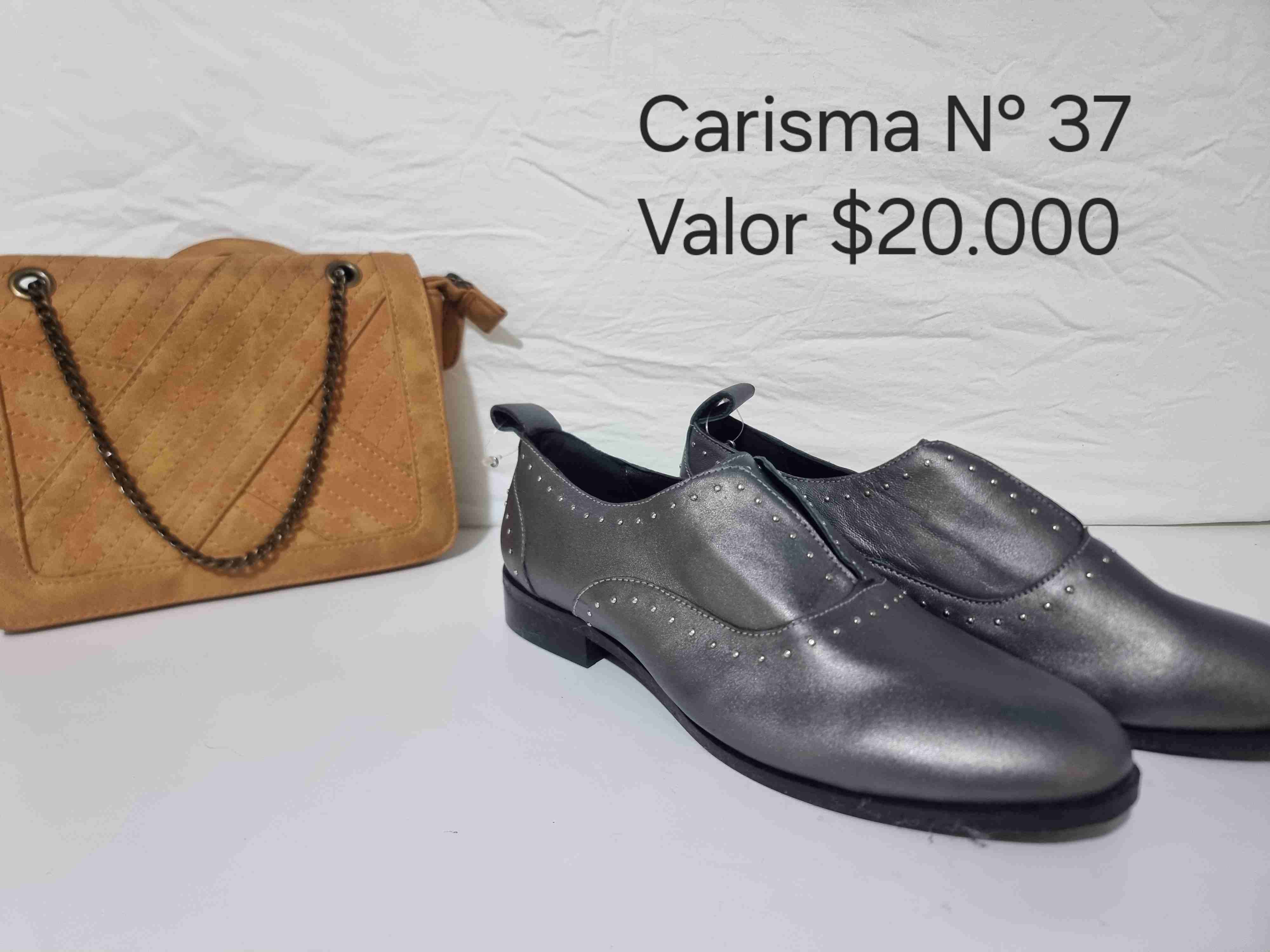 Zapatos plateados talla 37