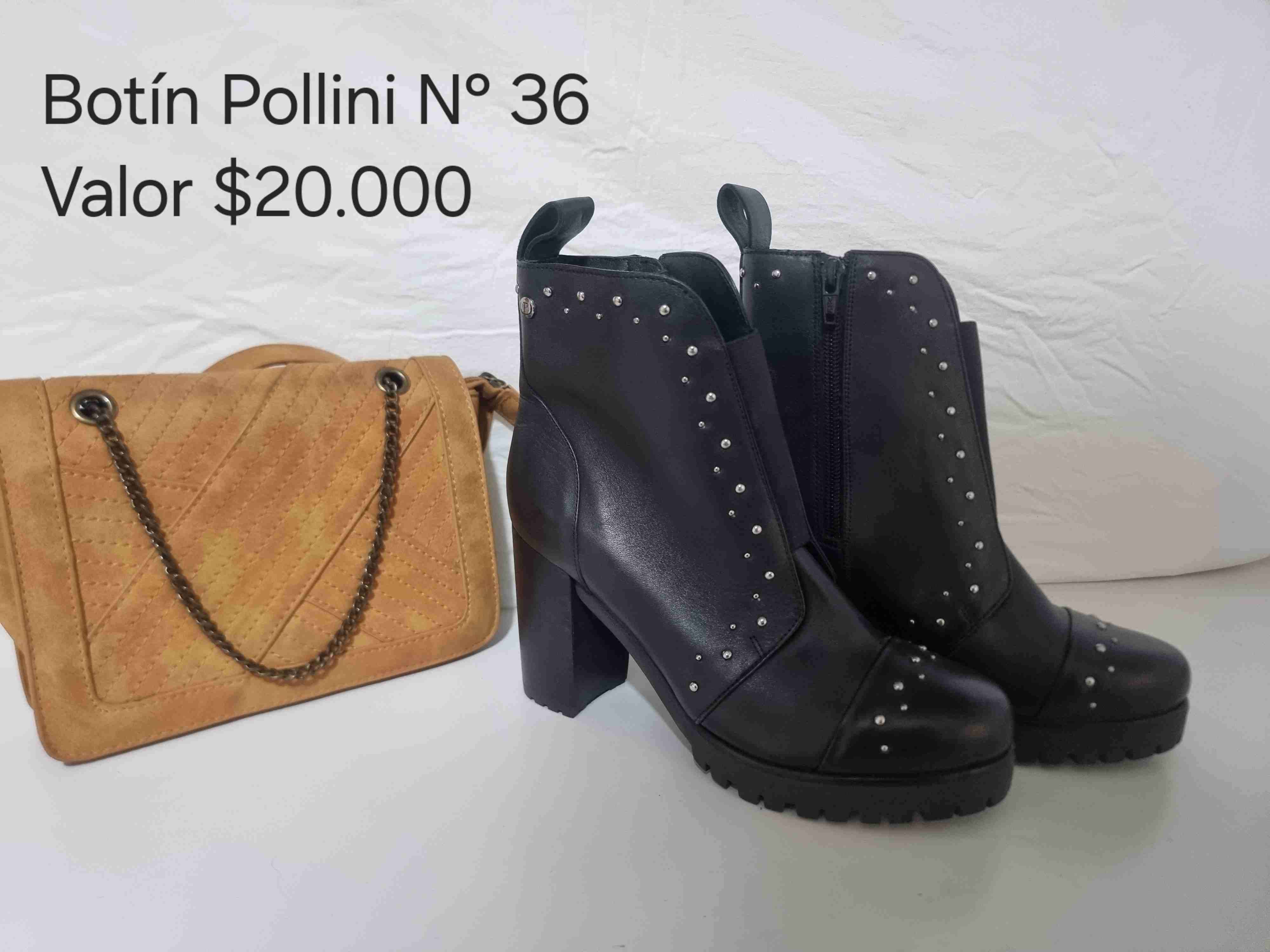 Botines negros charol Pollini - miniatura 2