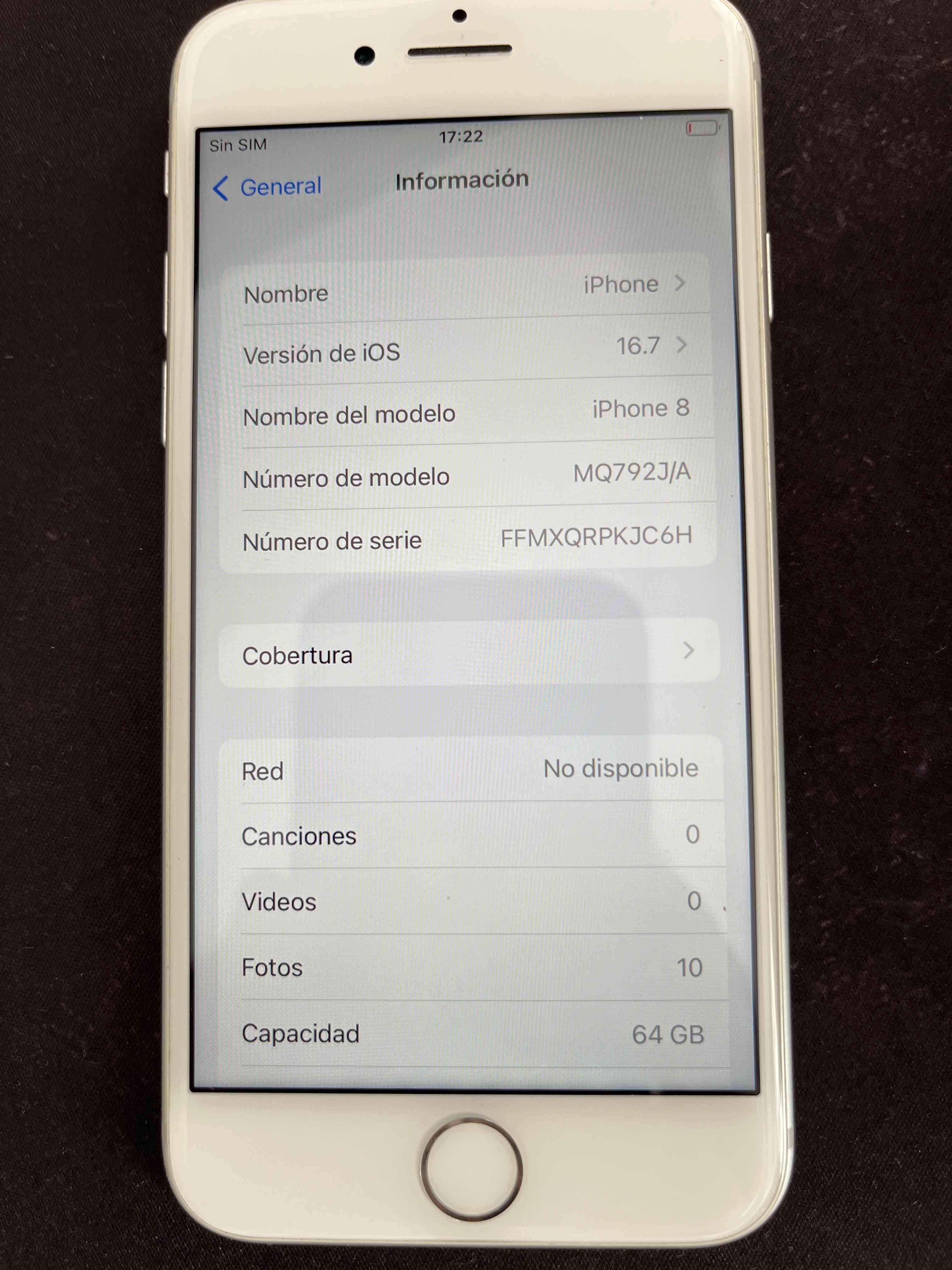 iPhone 8, Blanco en buen estado - miniatura 3