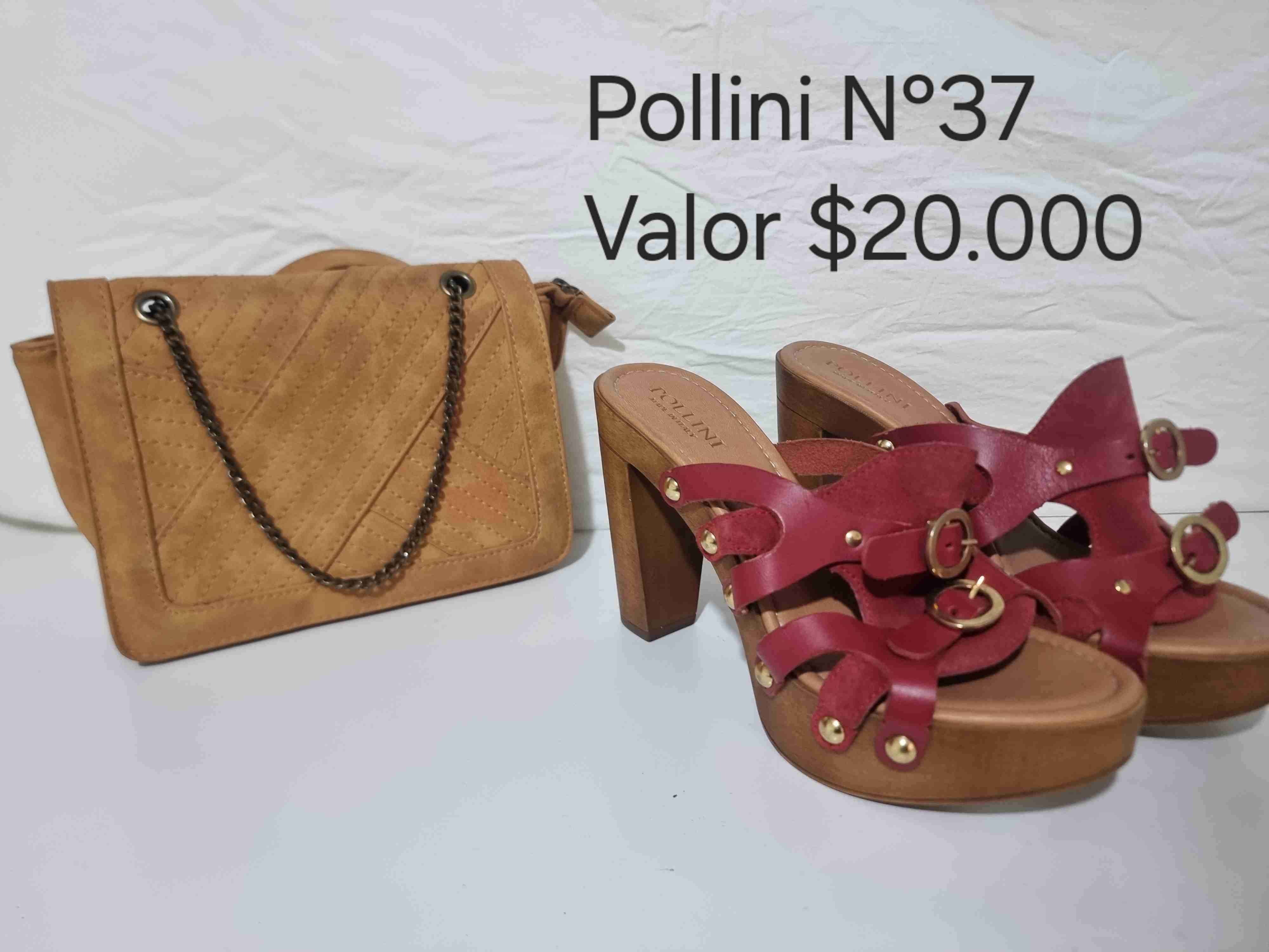Sandalias Pollini plataforma marrón - miniatura 3