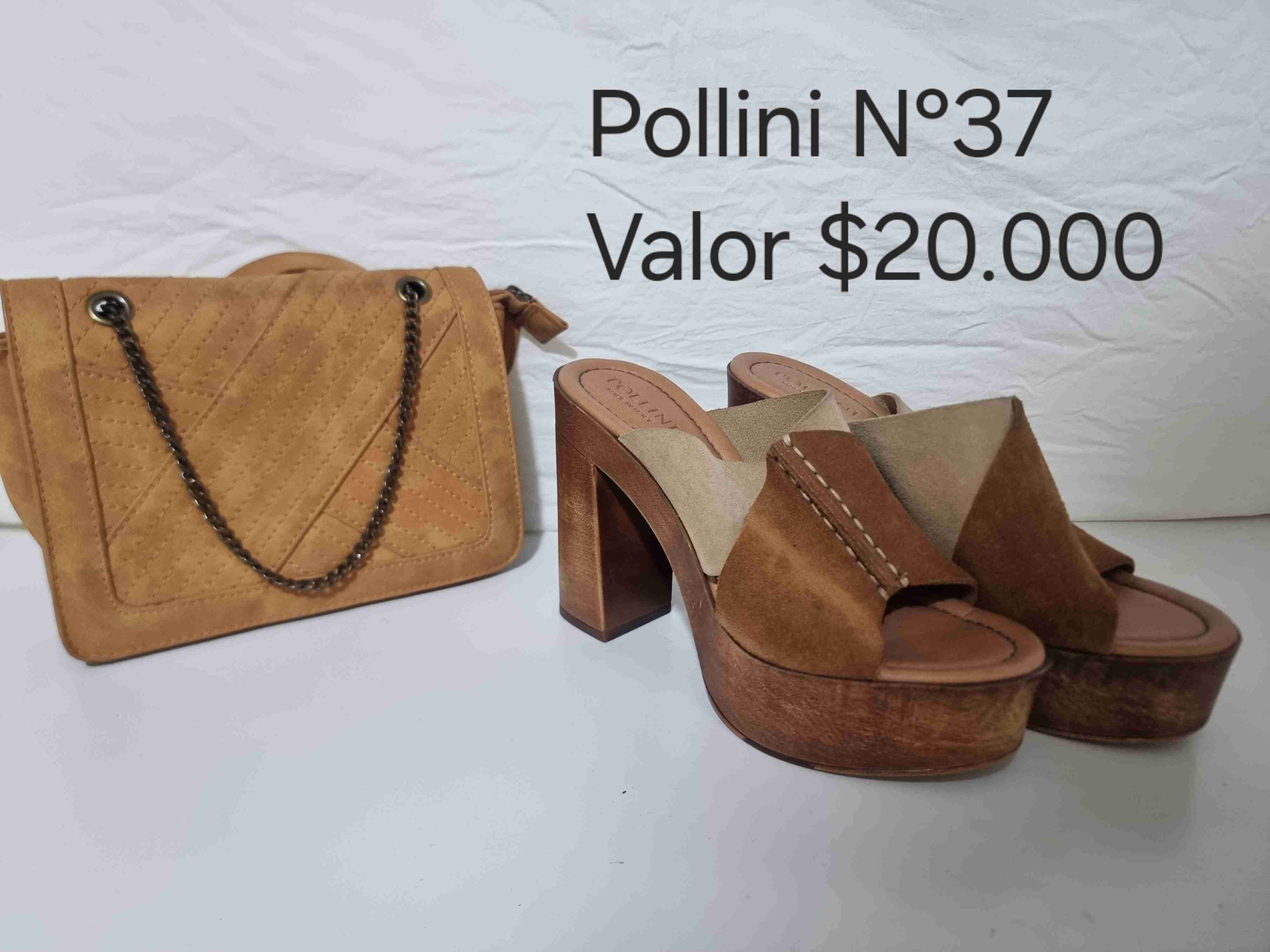 Sandalias Pollini plataforma marrón - miniatura 4