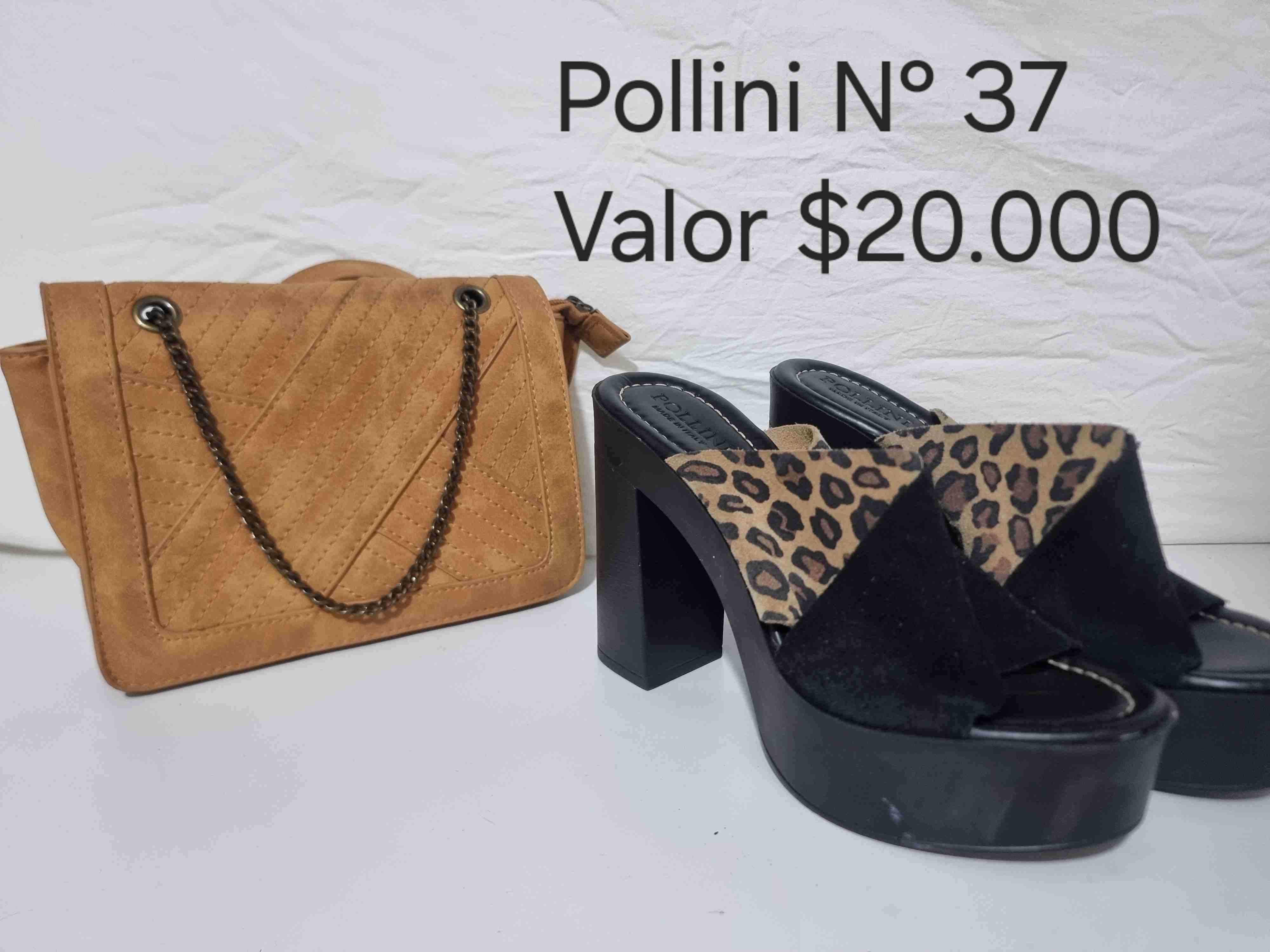 Sandalias Pollini plataforma marrón - miniatura 5
