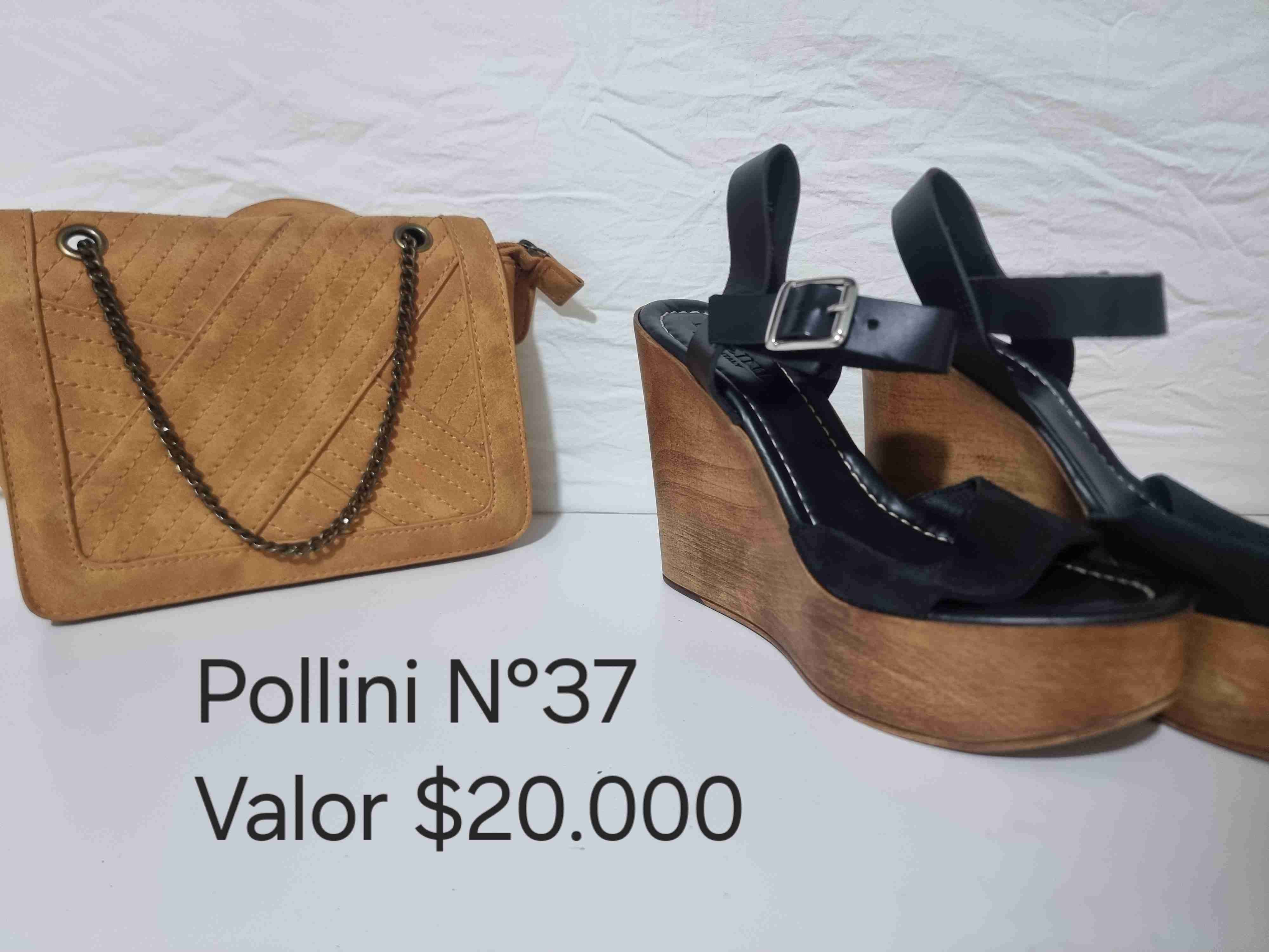 Sandalias Pollini plataforma marrón - miniatura 6