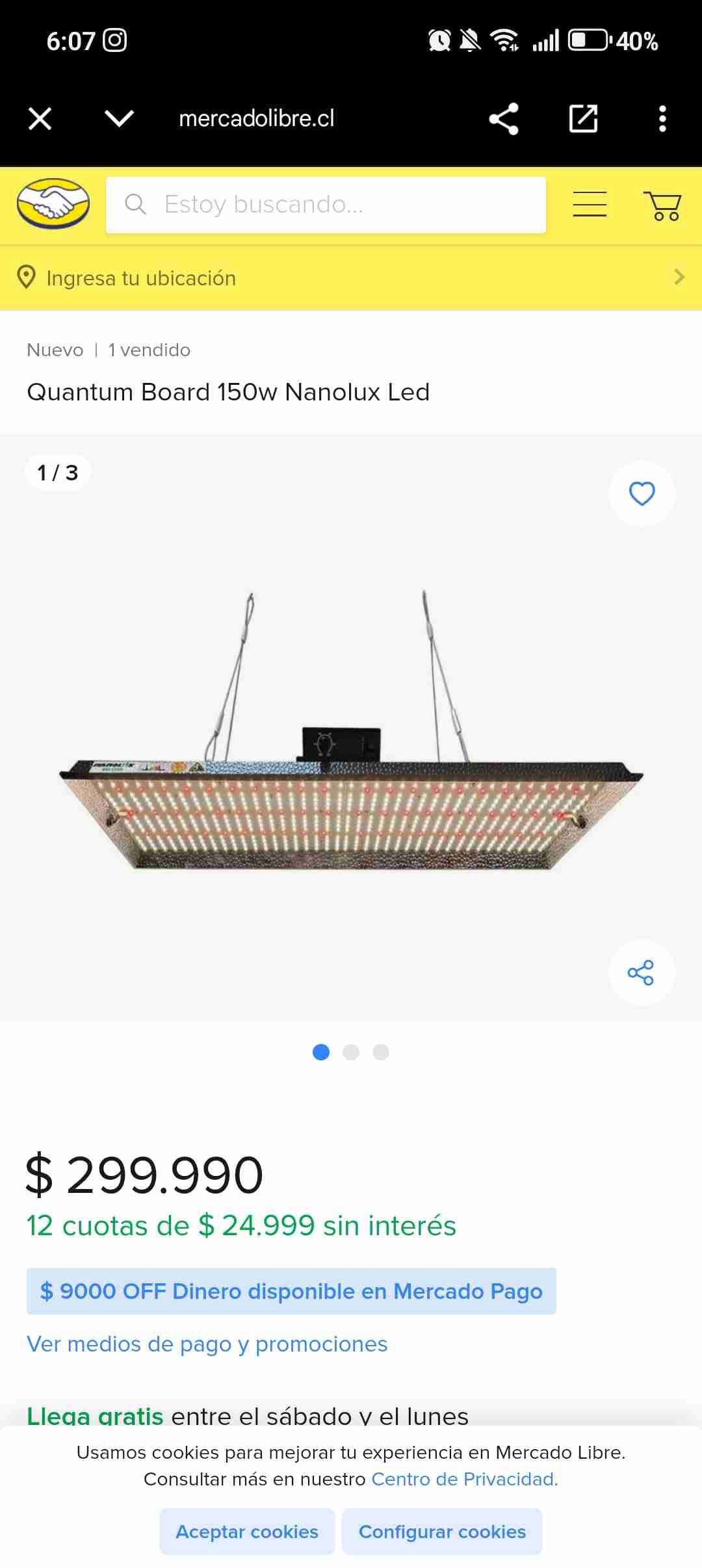 Pantalla LED Quantum Board 150W