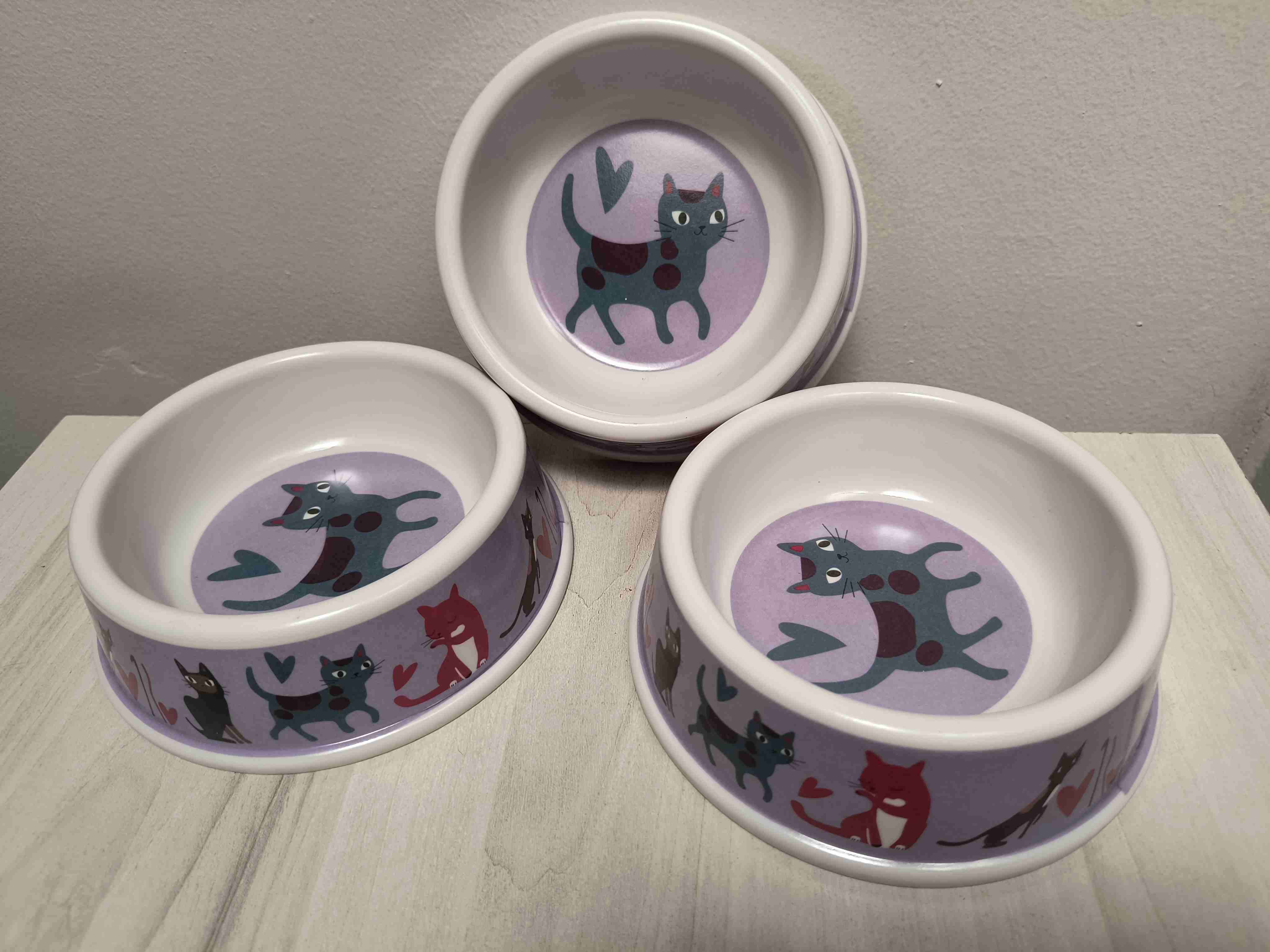 Set de platos para gatos