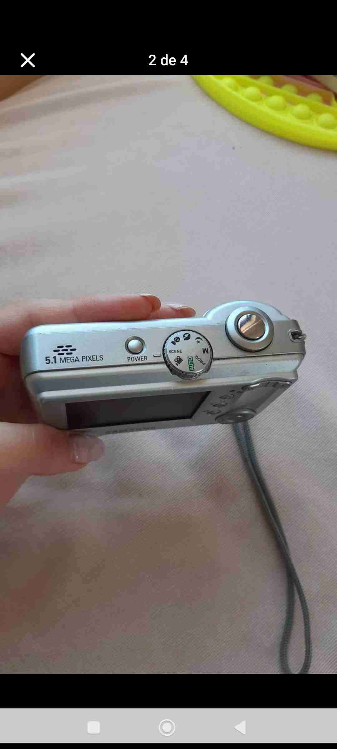 Cámara digital Samsung S500 gris para repuestos - miniatura 2