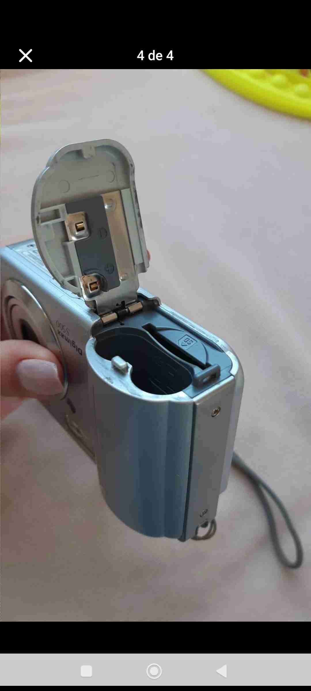 Cámara digital Samsung S500 gris para repuestos - miniatura 4