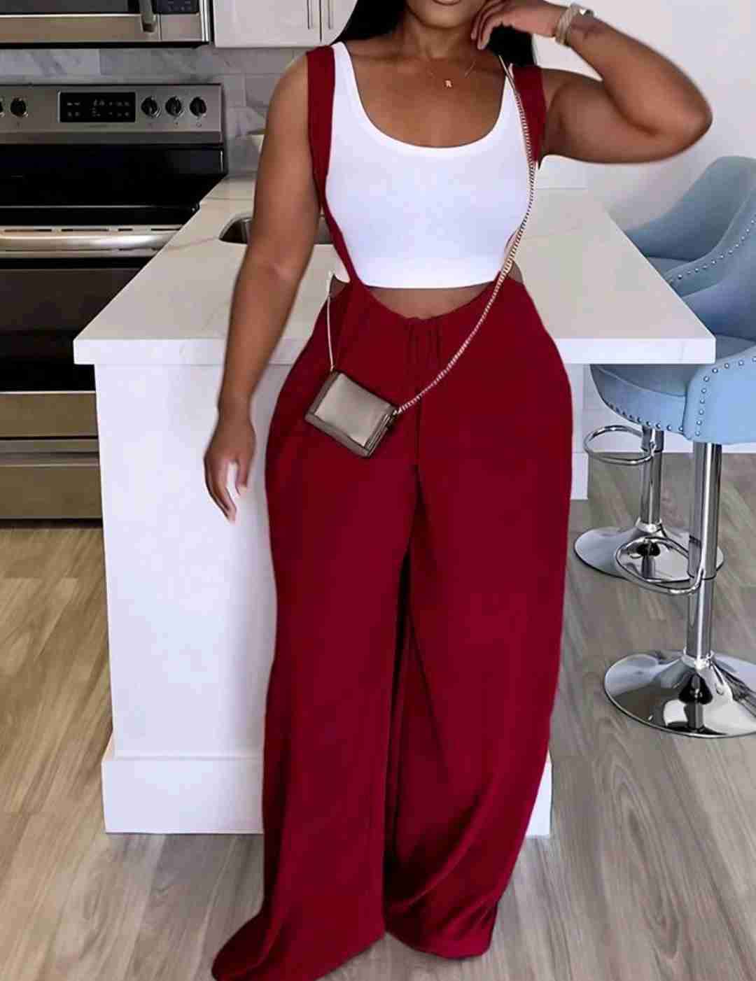 Enterito rojo sin mangas - miniatura 3