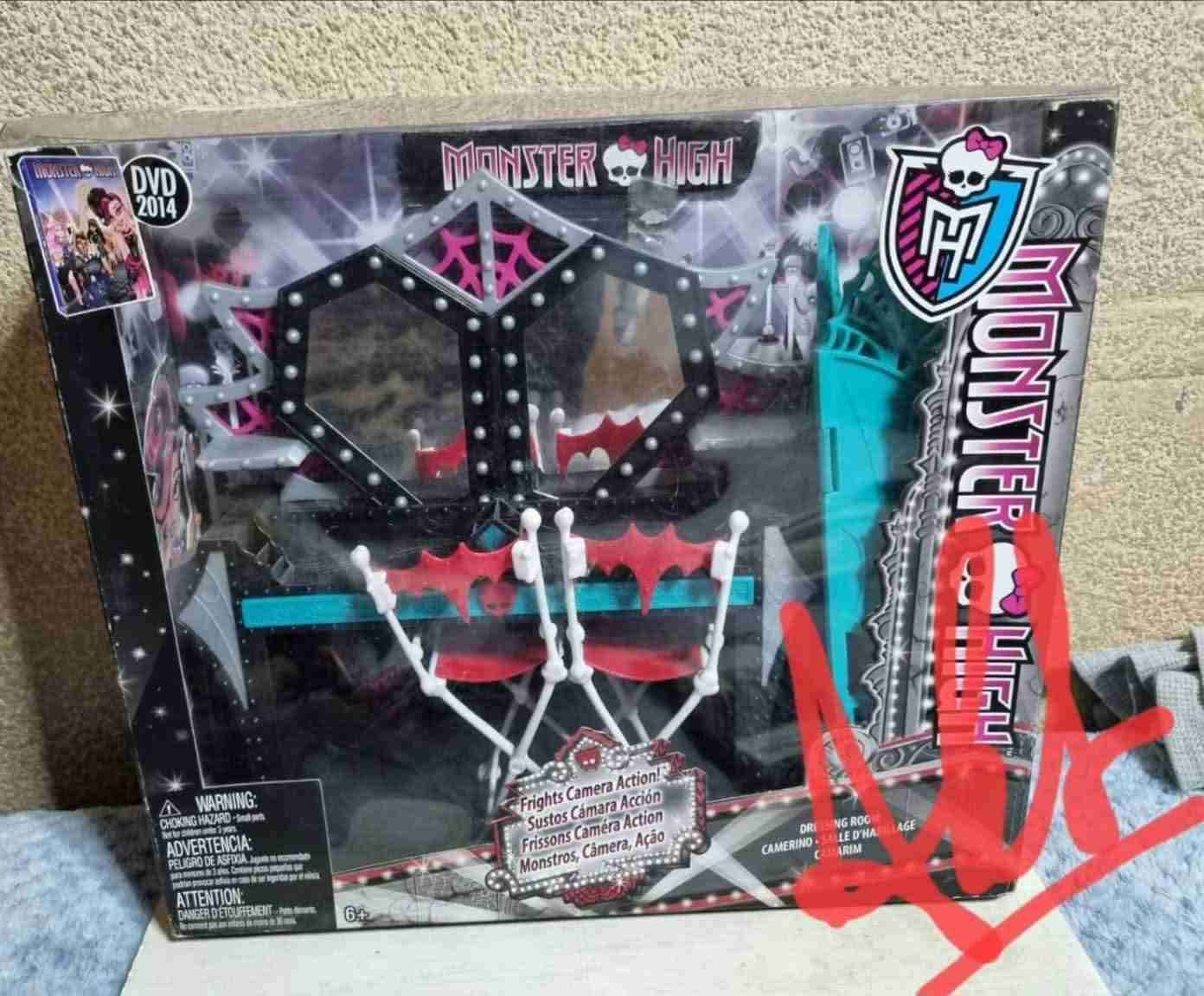 Monster High Set sustos camara accion elissabat