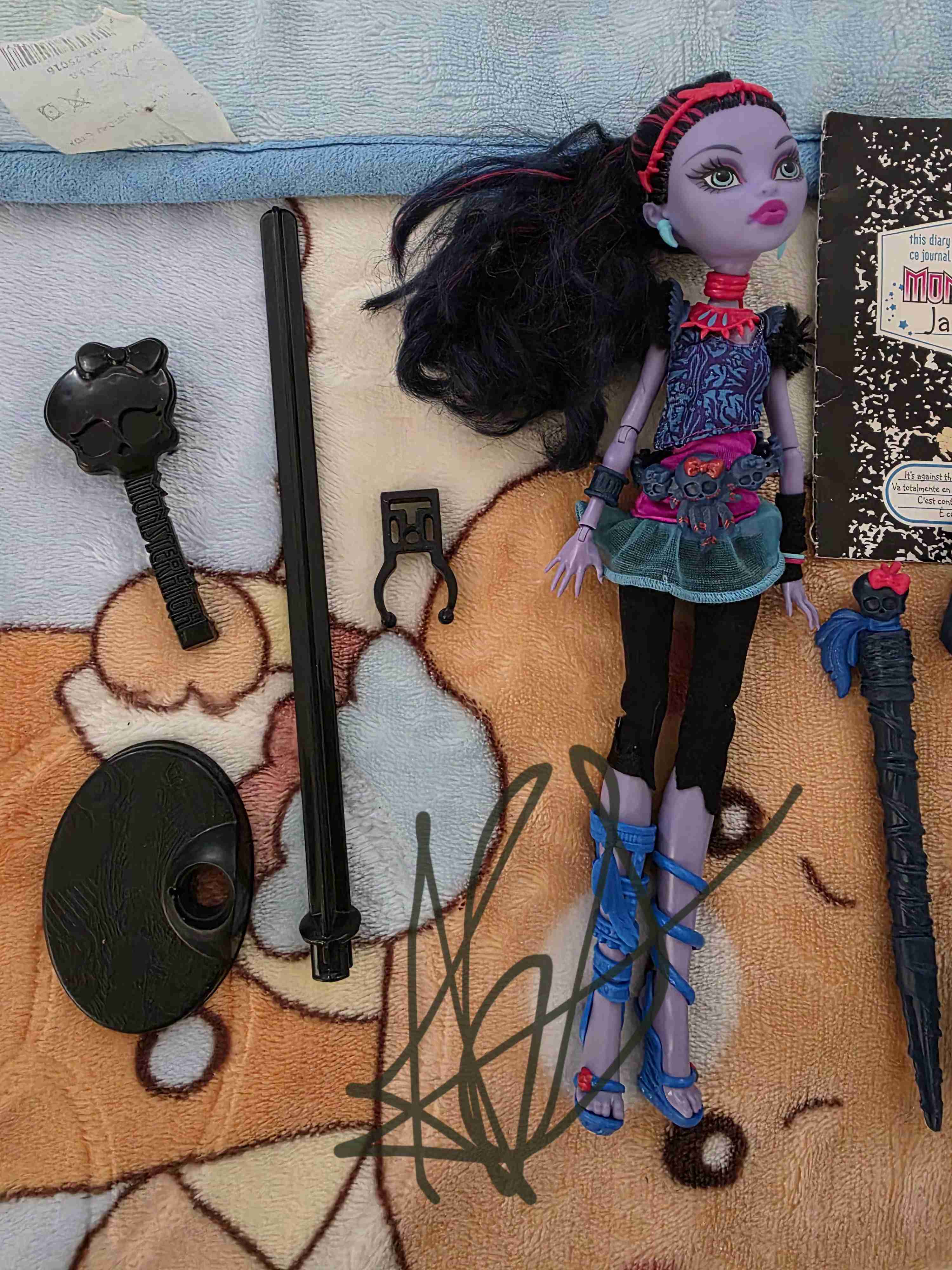 Muñeca Monster High Jane Boolittle - miniatura 3
