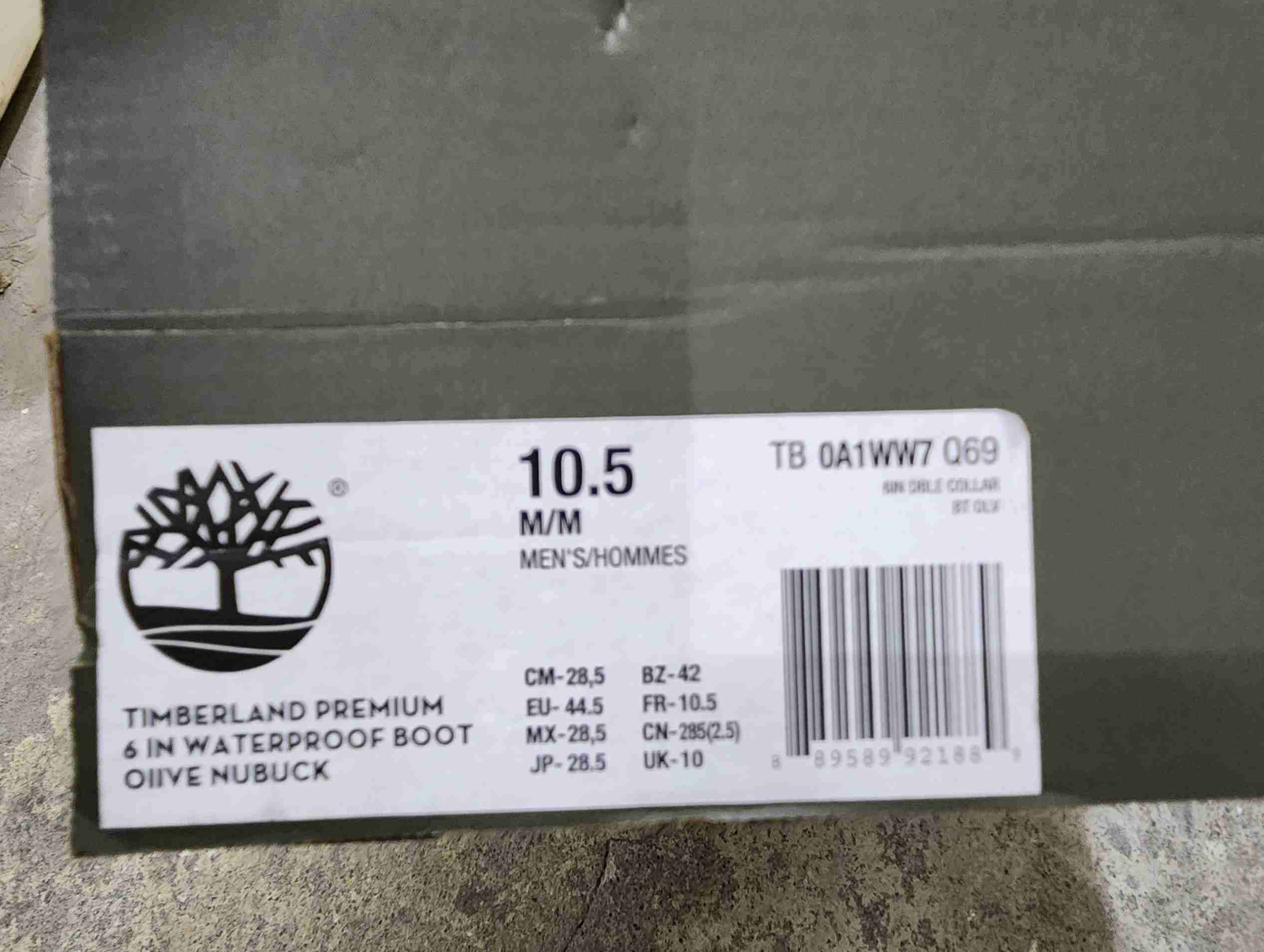 Botas Timberland verde oliva. Nuevas sin uso. - miniatura 3