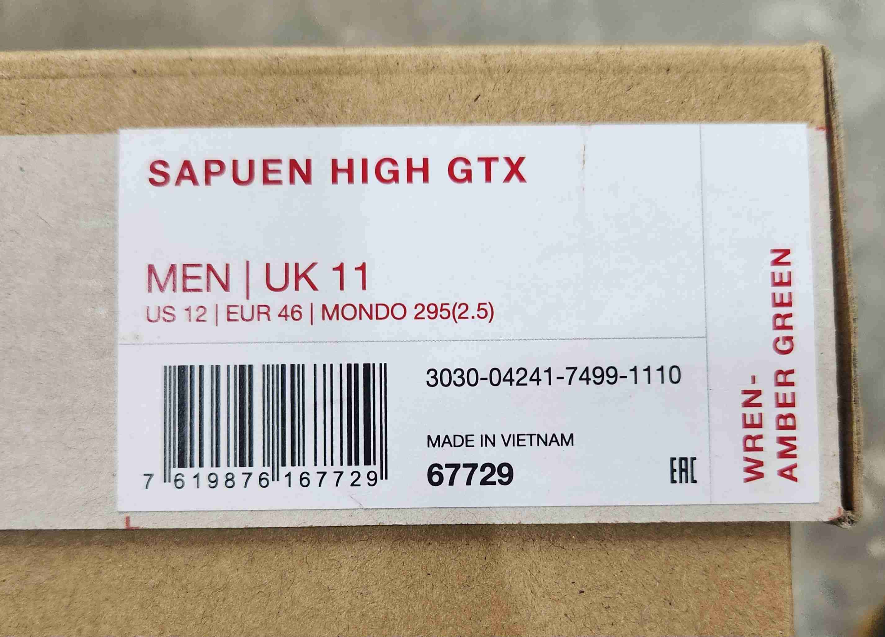 Zapatos trekking Mammut Café/Amarillo. Nuevas. - miniatura 4