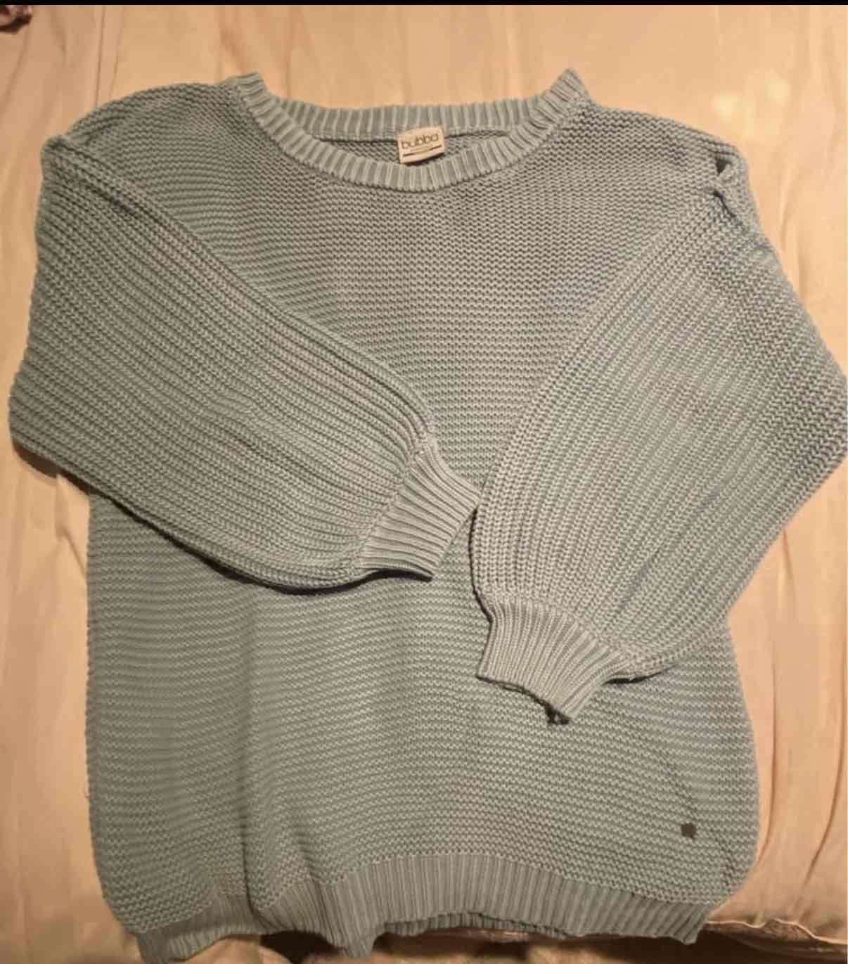 Suéter tejido verde menta Bubba - miniatura 3