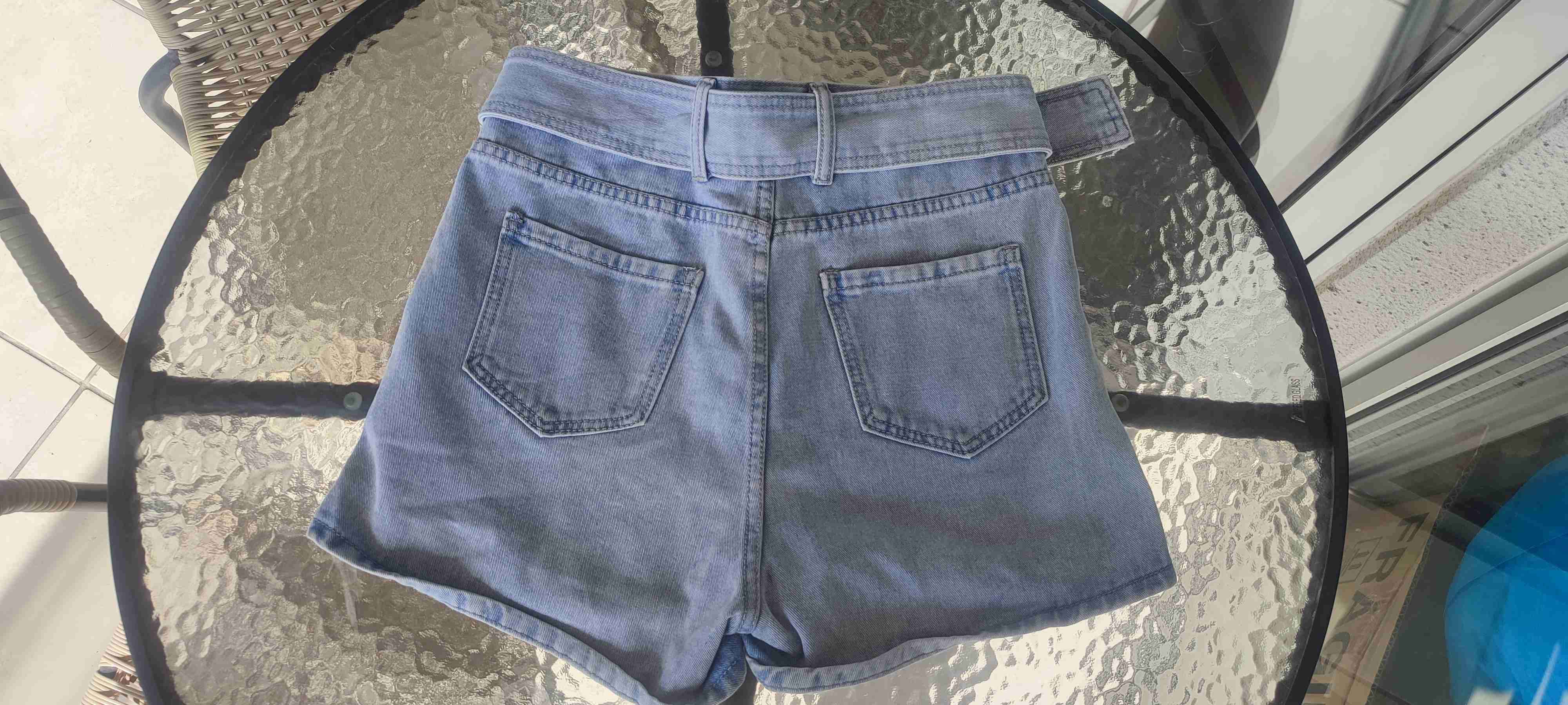 Shorts de mezclilla azul