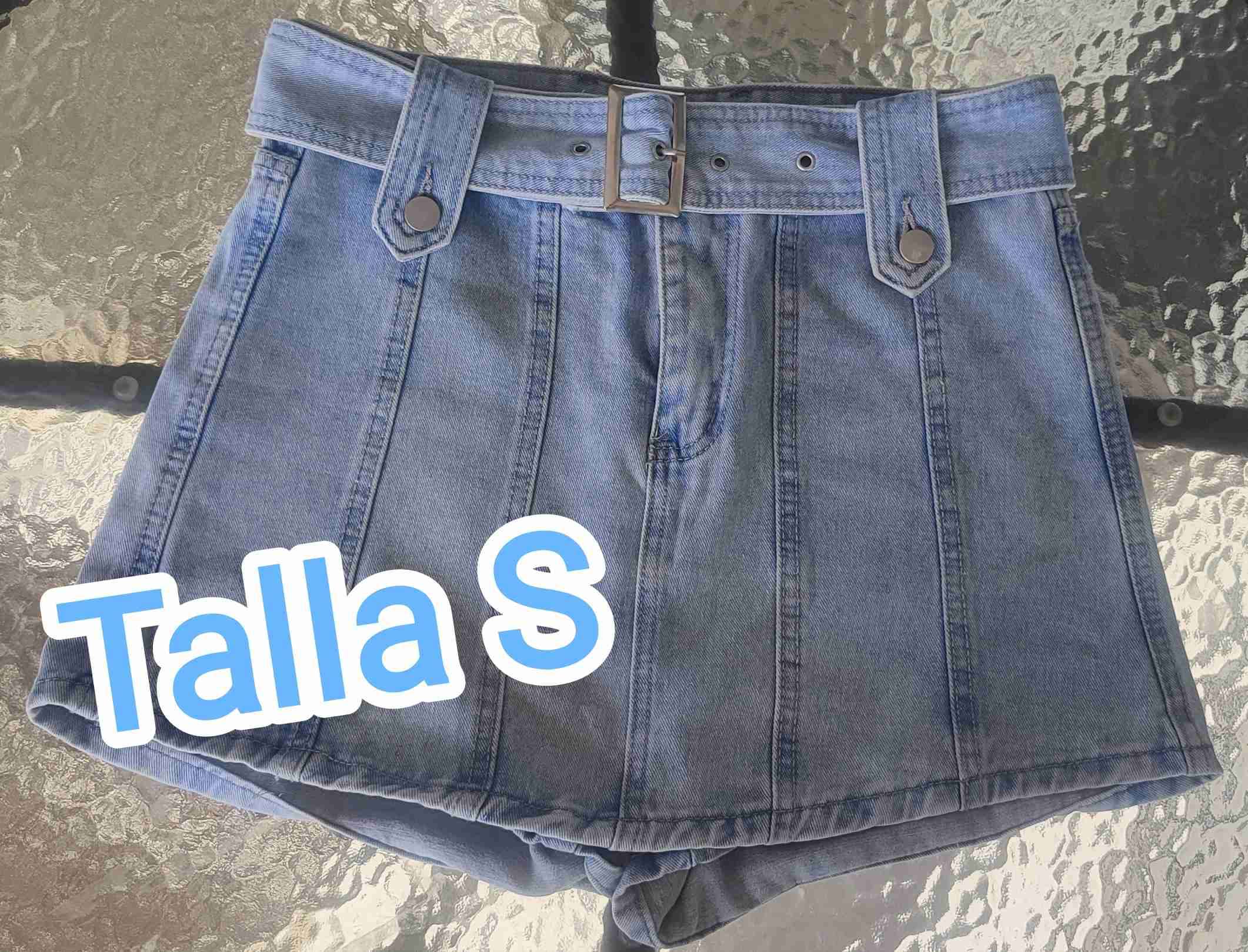 Shorts de mezclilla azul - miniatura 2