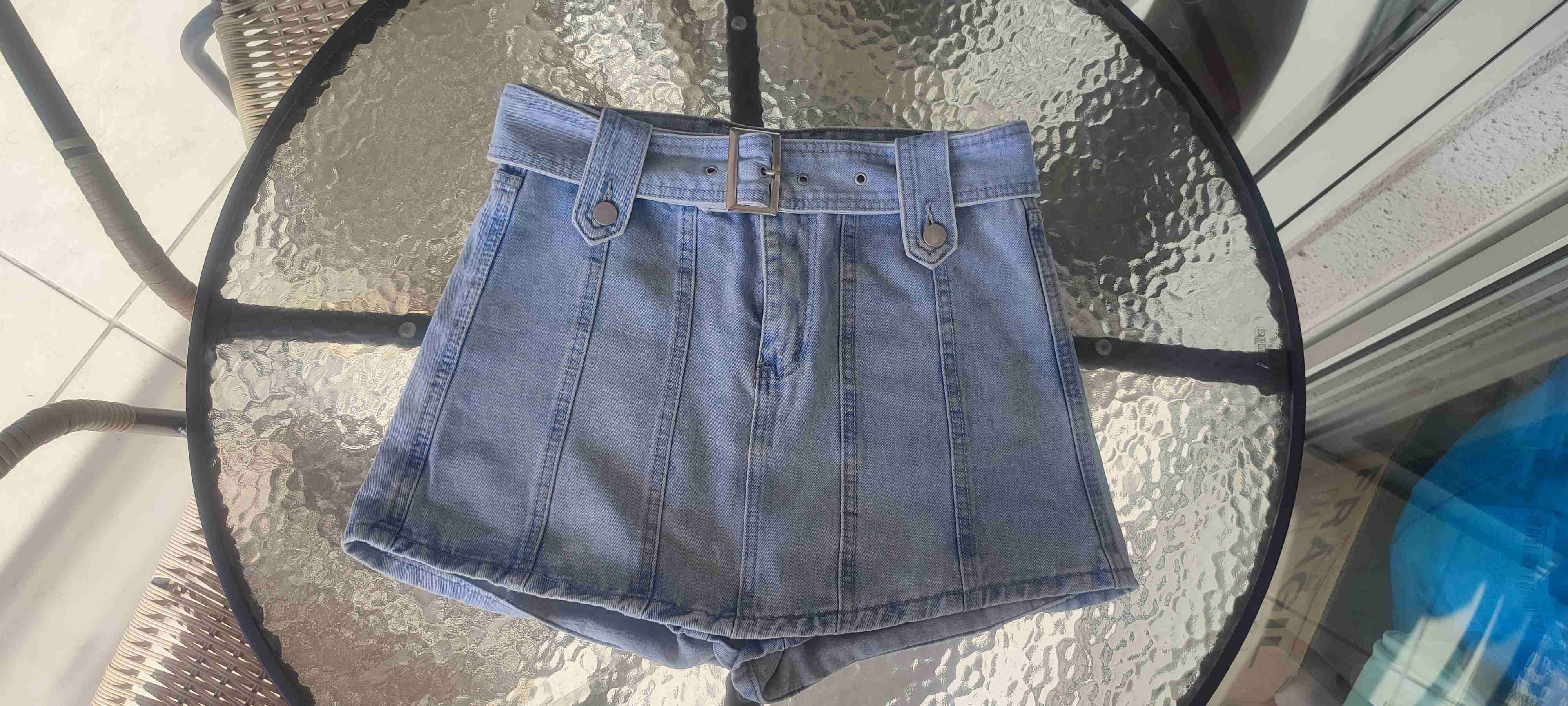 Shorts de mezclilla azul - miniatura 3