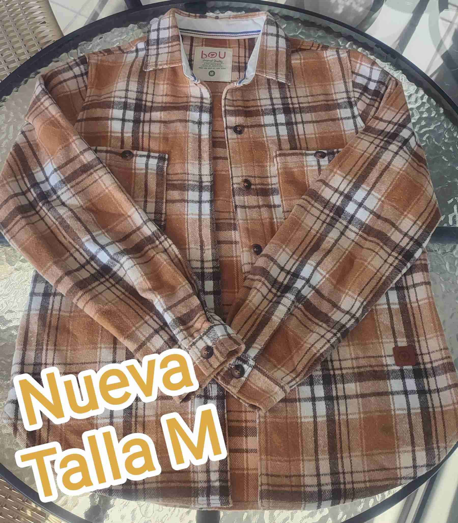 Camisa a cuadros marrón - miniatura 2